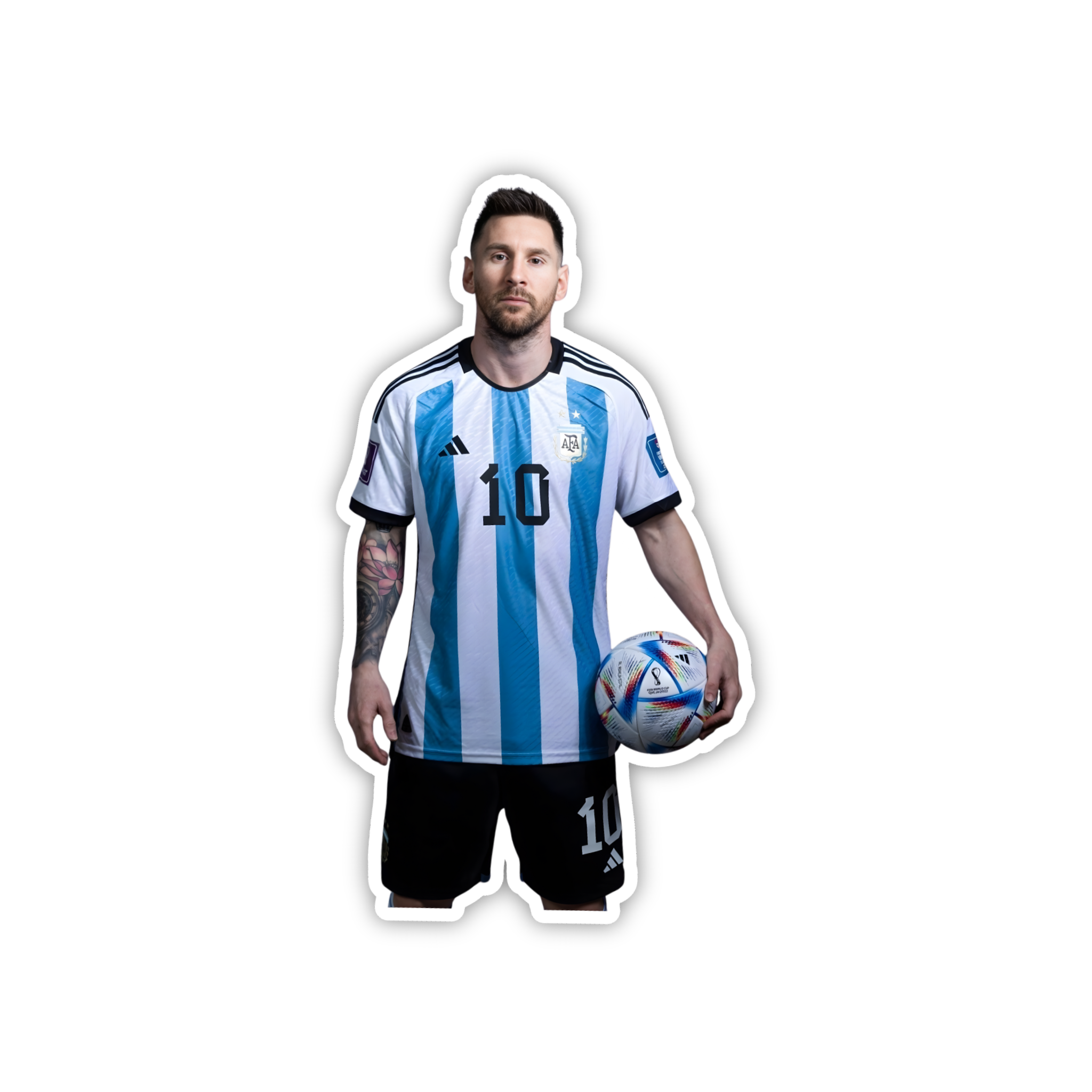 Messi Argentina Walk Sticker