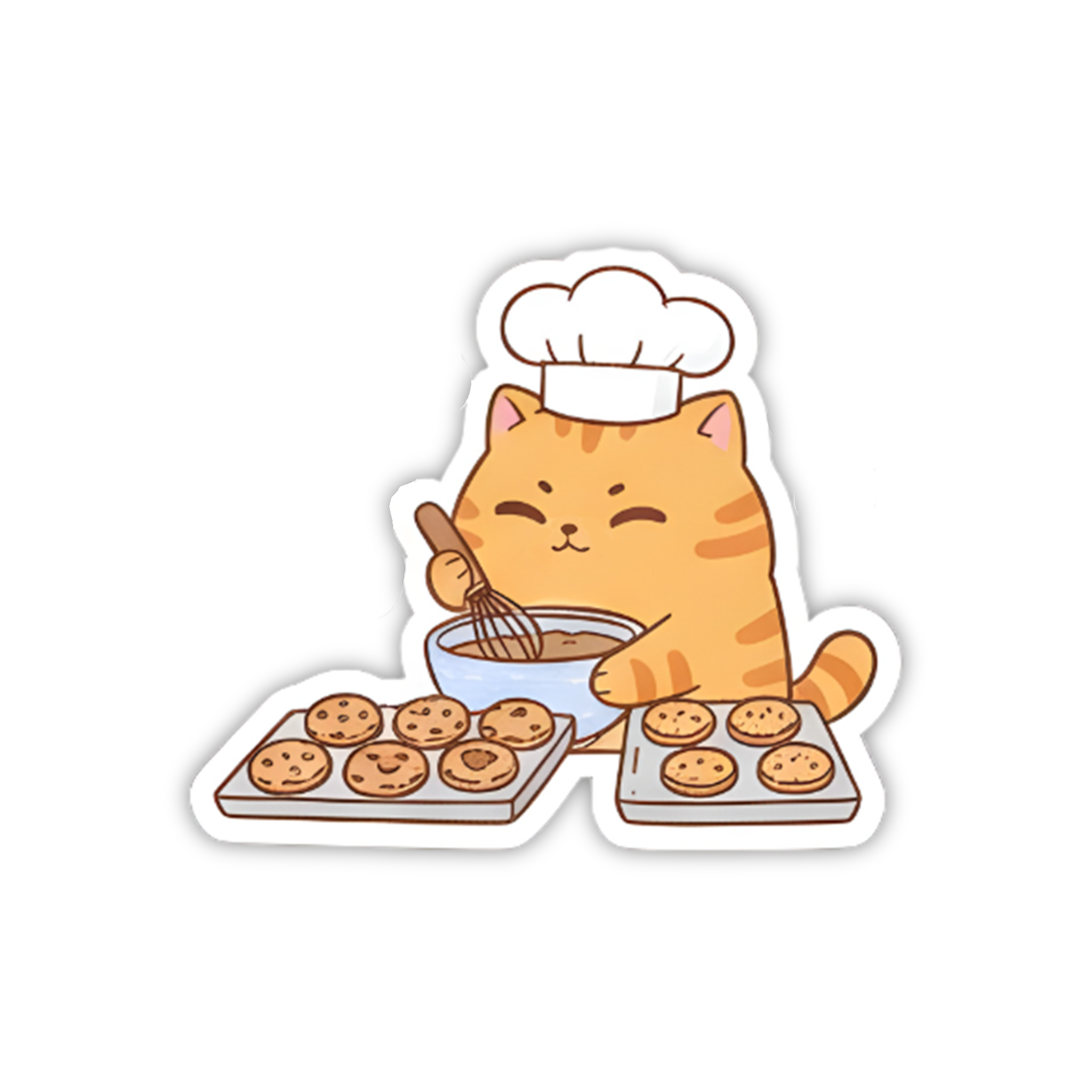 Chef Cat Cooking Cute Sticker