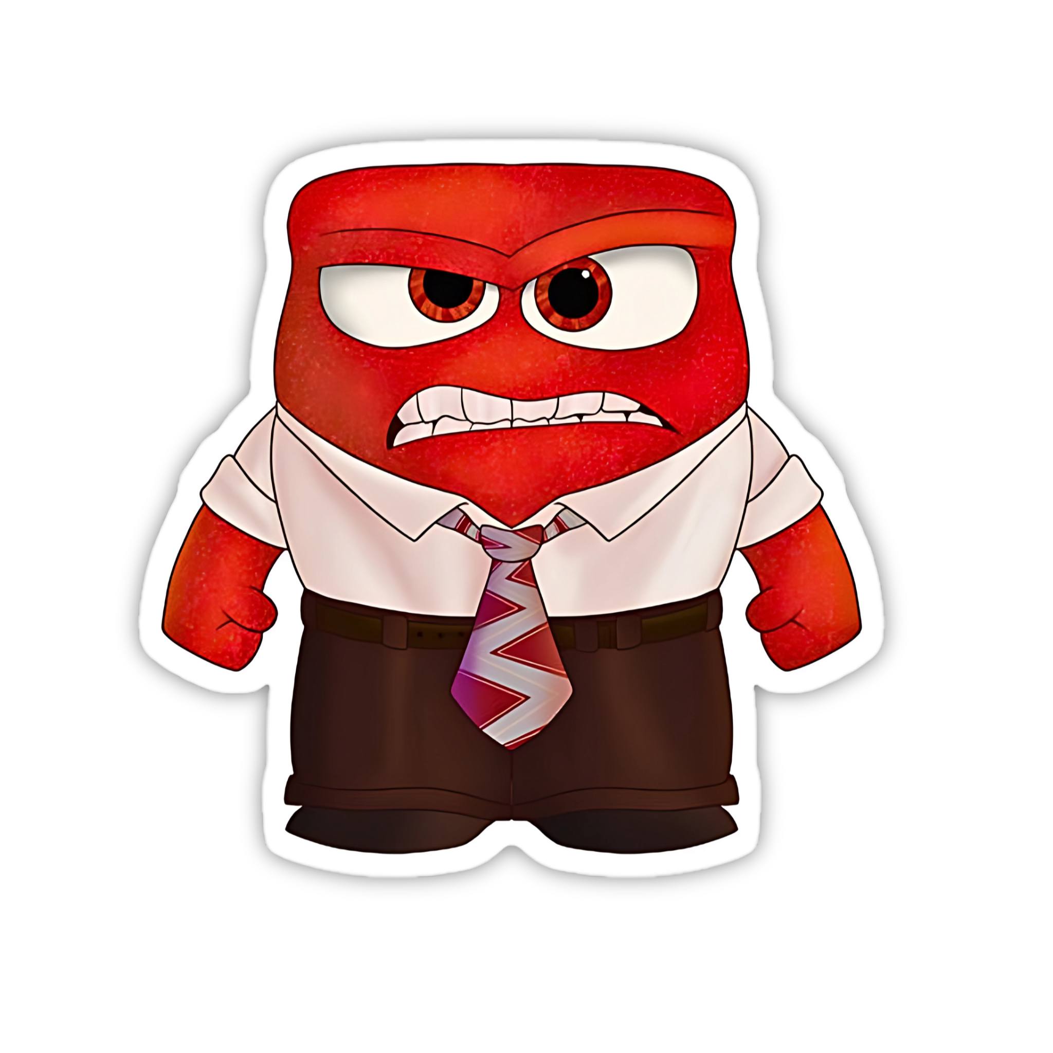 Anger Office Look Sticker