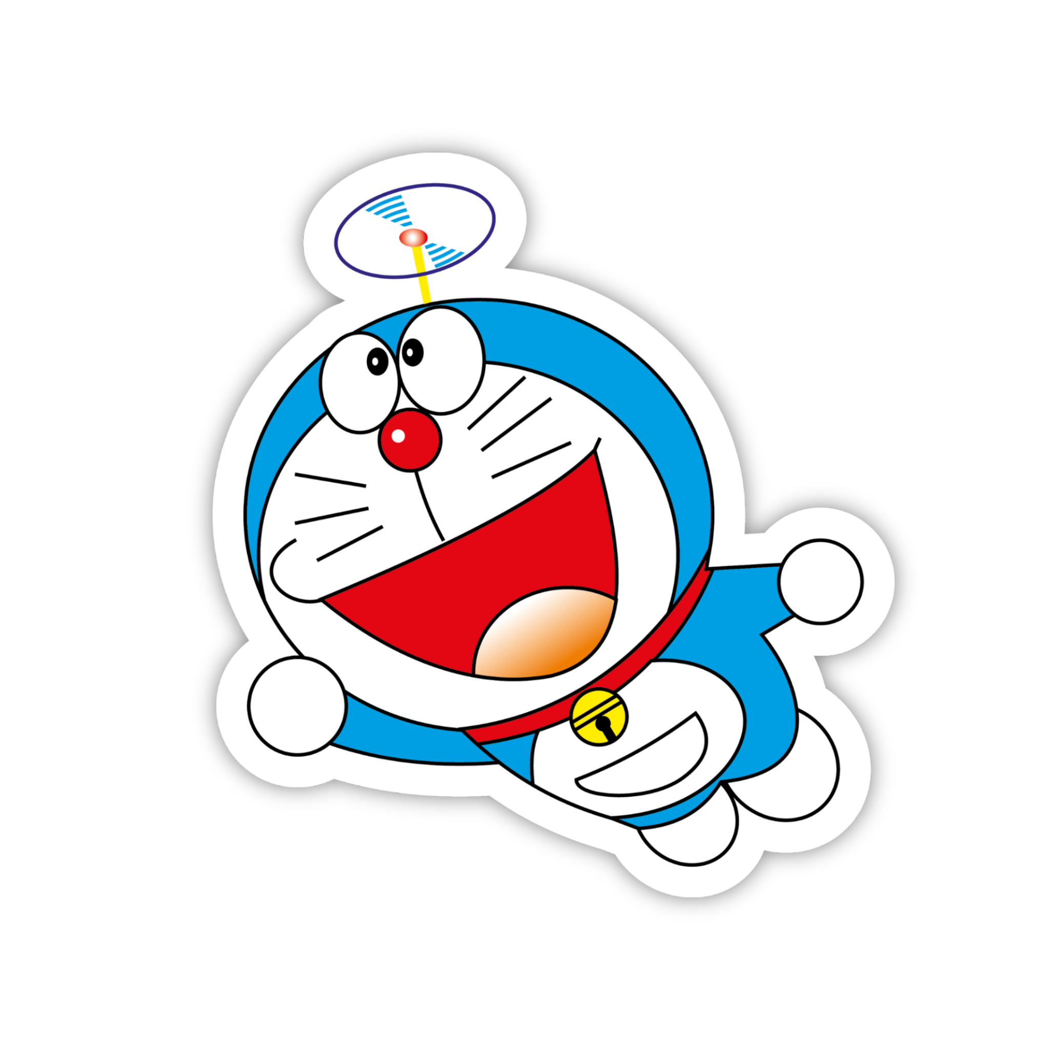 Doraemon Spin Flying Sticker