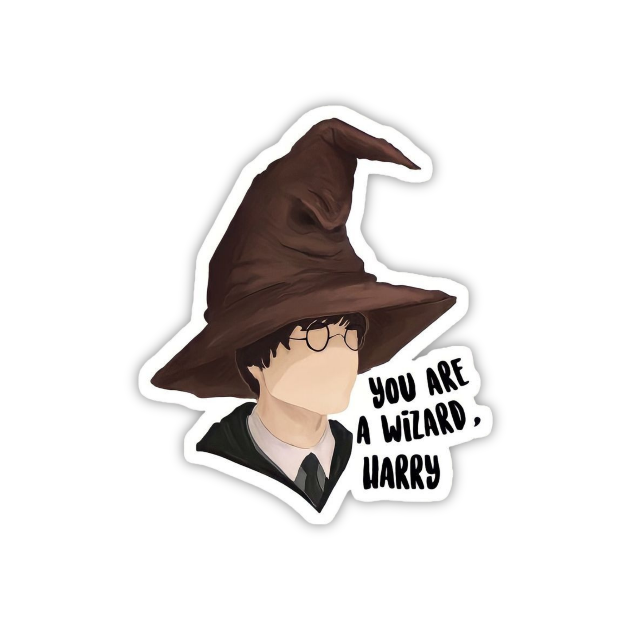 Sorting Hat You Are A Wizard Sticker