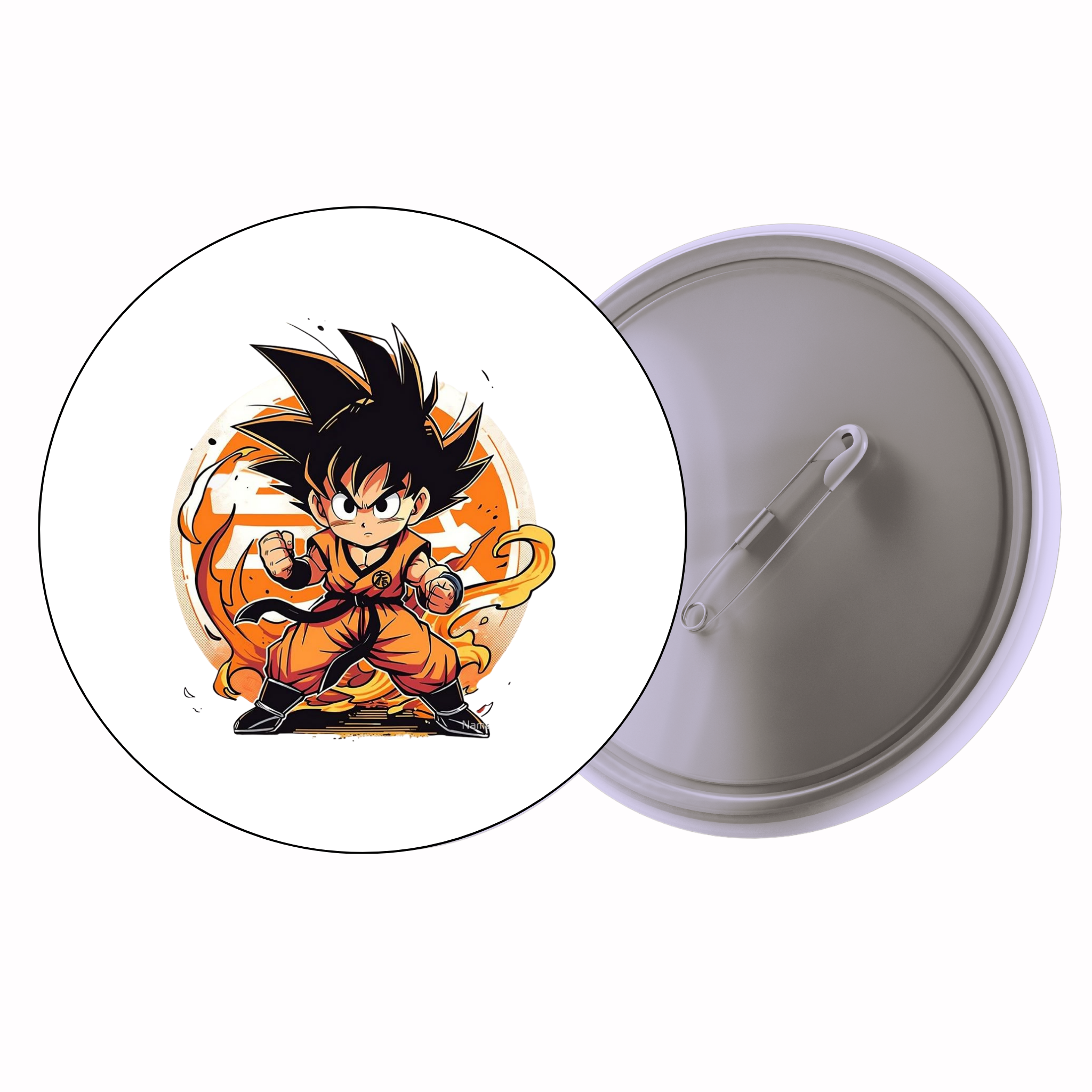 Dragon Ball Goku Aura (Chibi) Anime Pin Badge