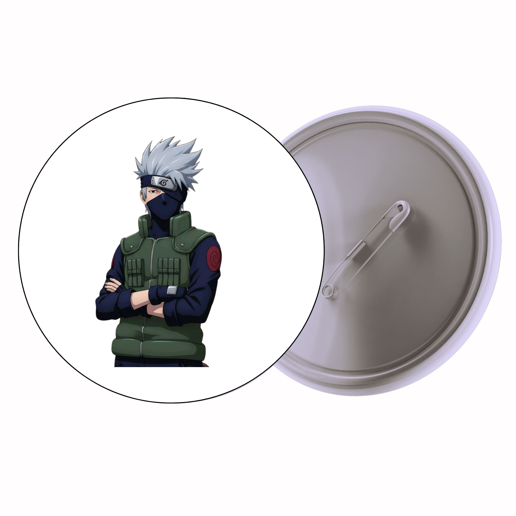 Naruto Kakashi Hatake (Half Body) Anime Pin Badge