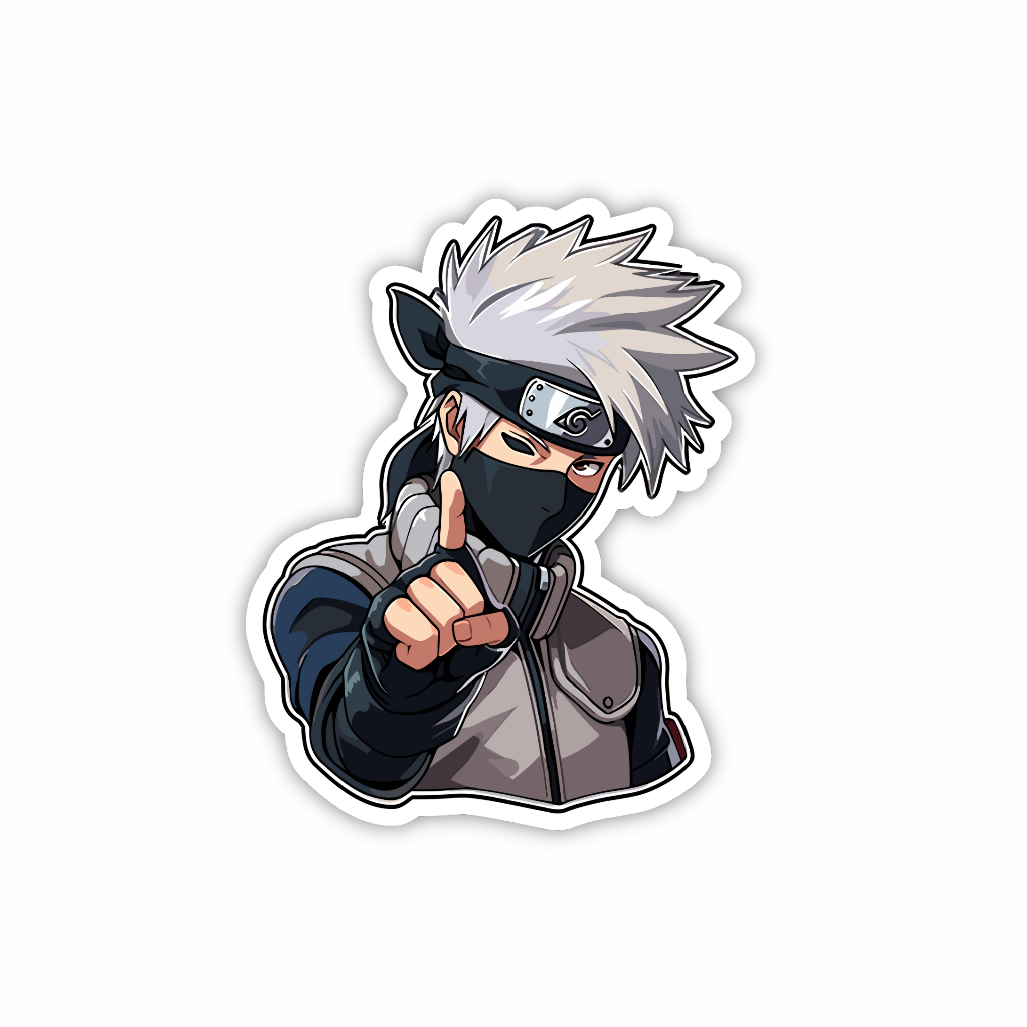 Kakashi Hatake Masked Ninja Sticker