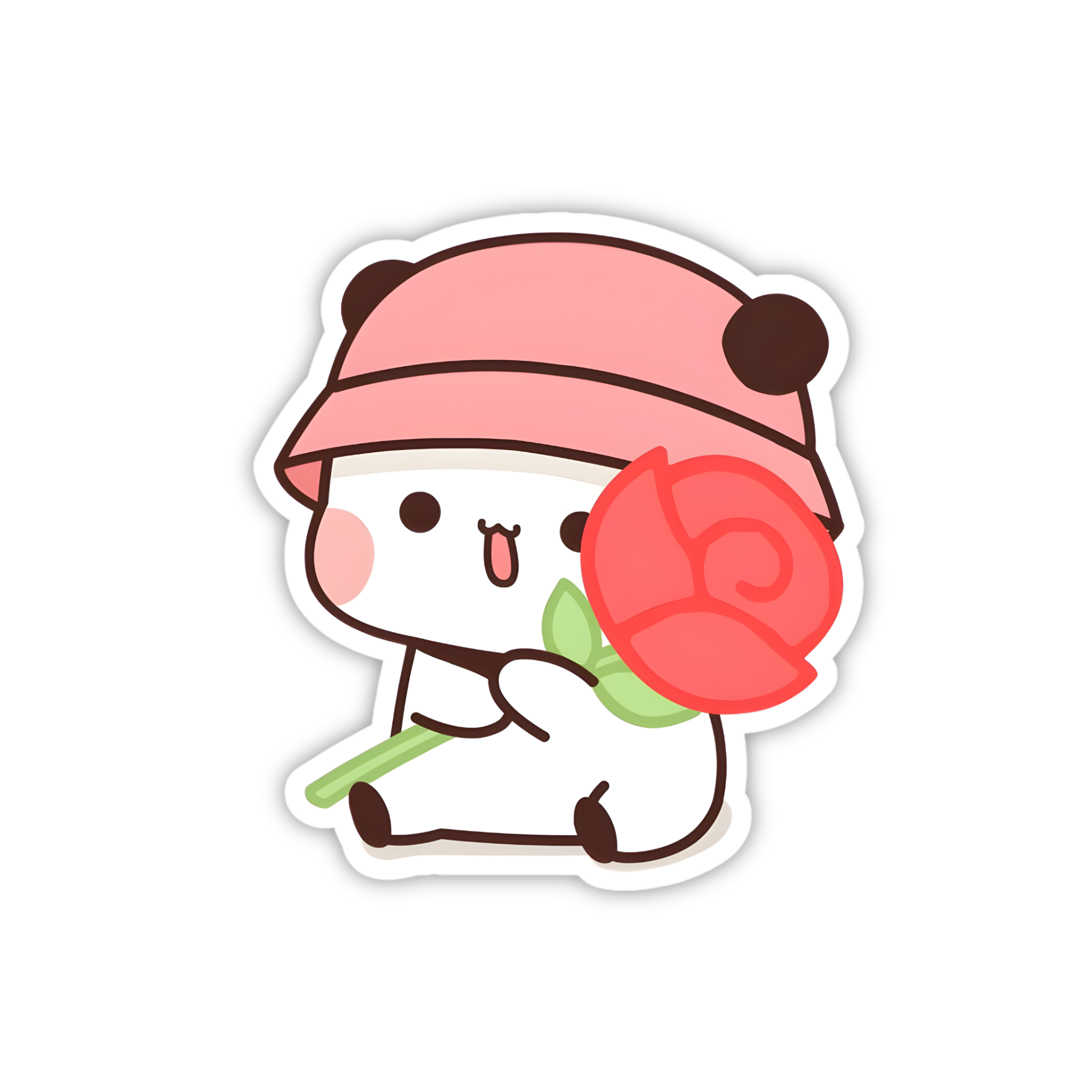 Panda Love Mini Fridge Magnet | Desk & Fridge Decor
