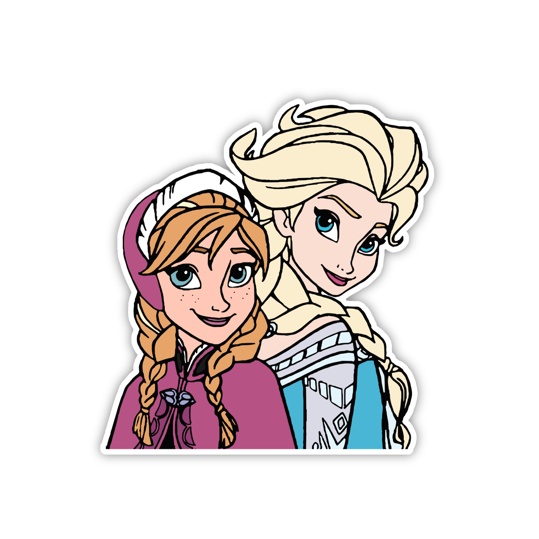 Elsa & Anna Sister Love Sticker