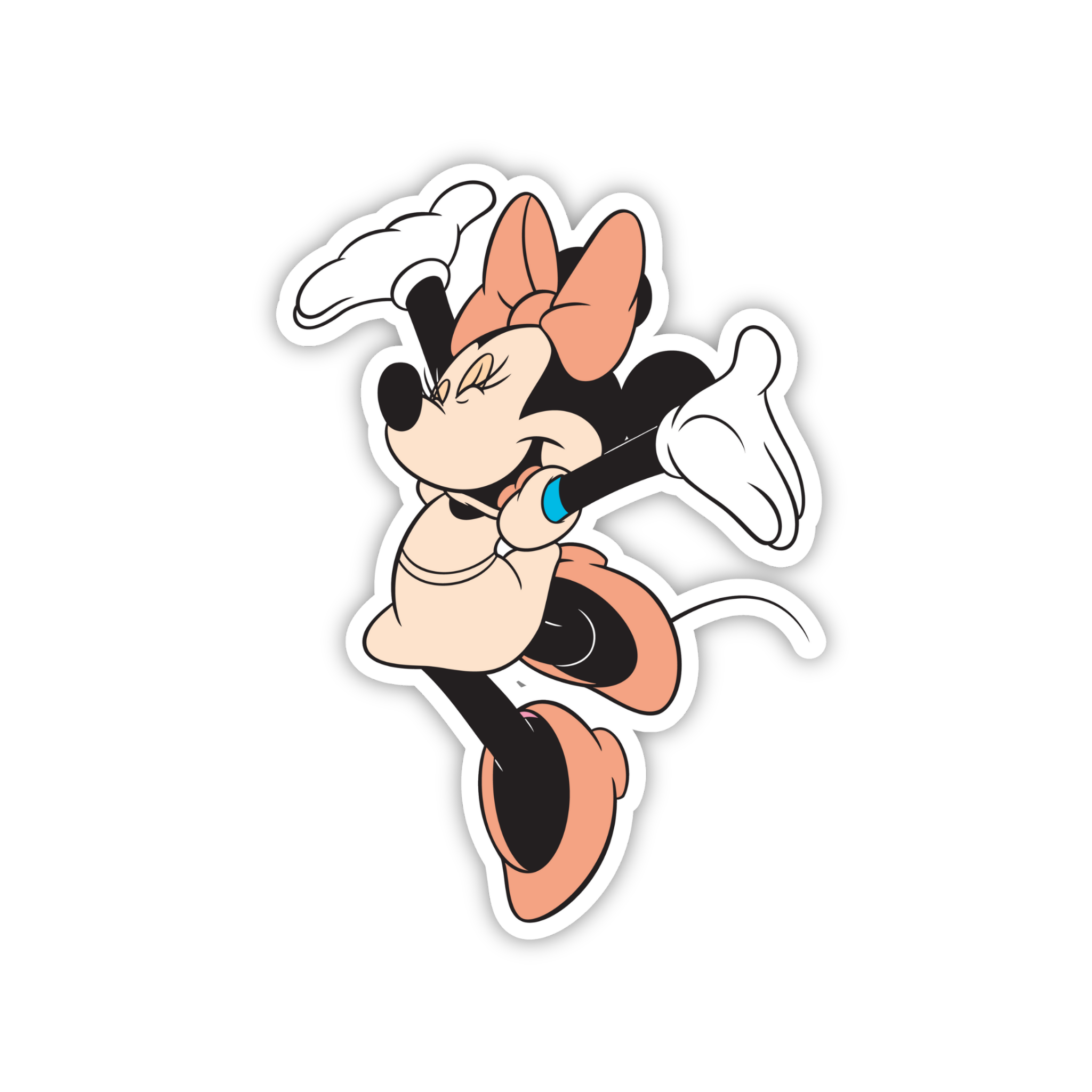 Minnie Happy Jump Sticker