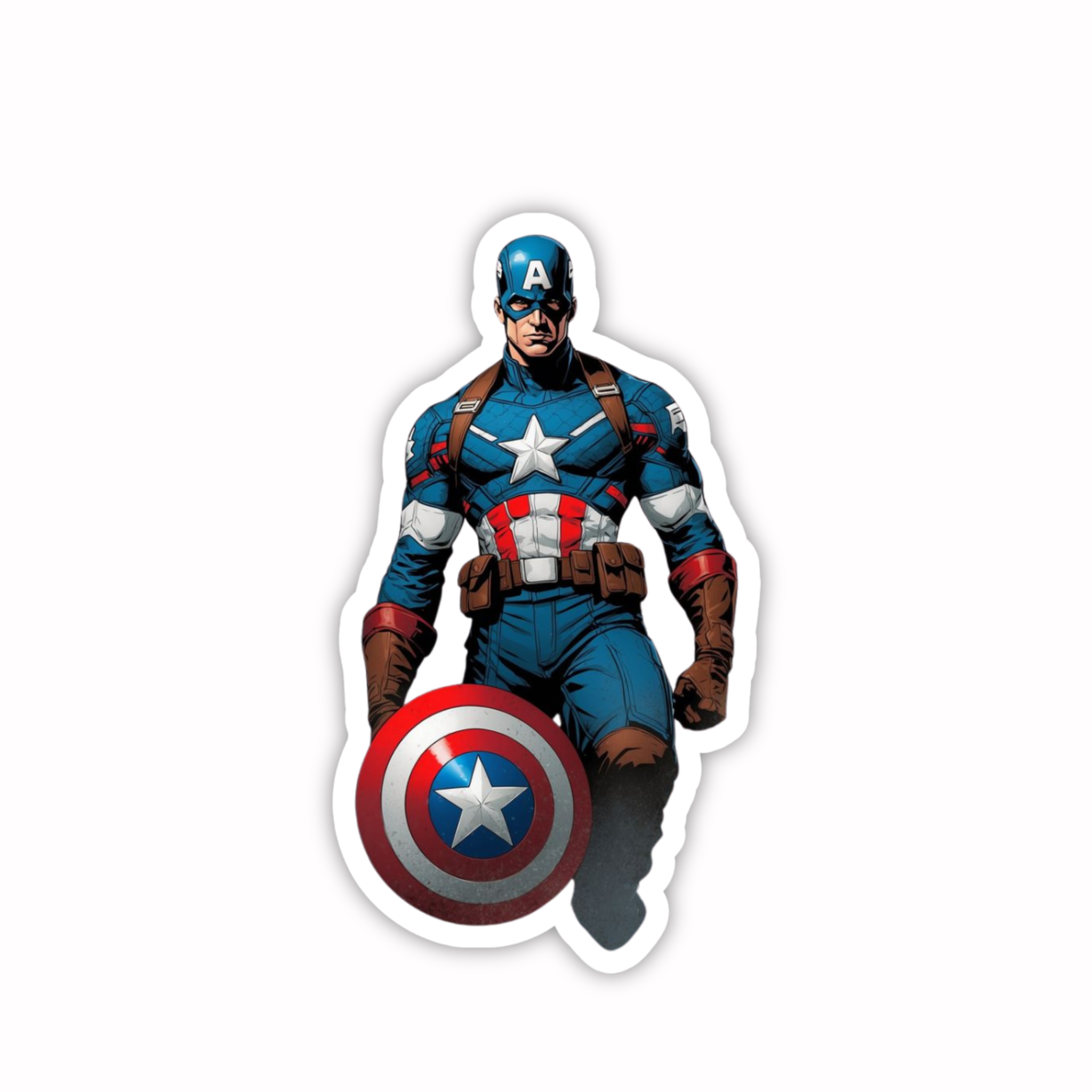 Captain America Classic Suit Sticker