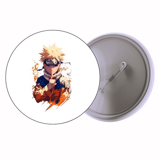 Anime - Naruto – Sitting Pose Badge