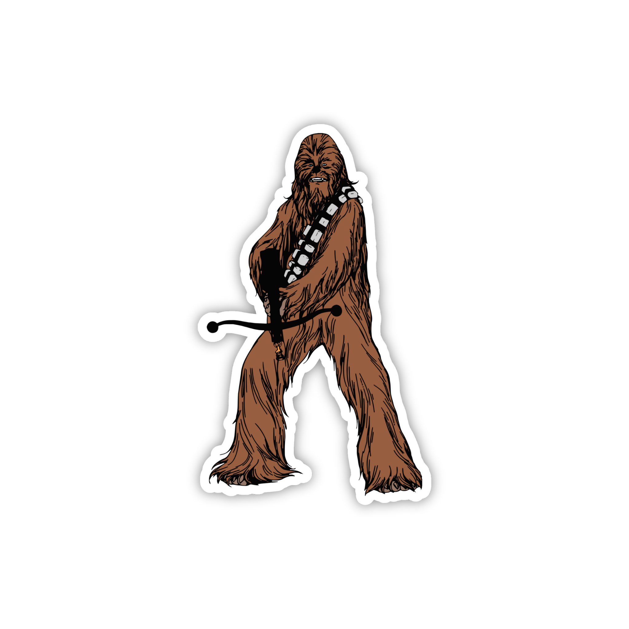 Chewbacca Classic Character Sticker