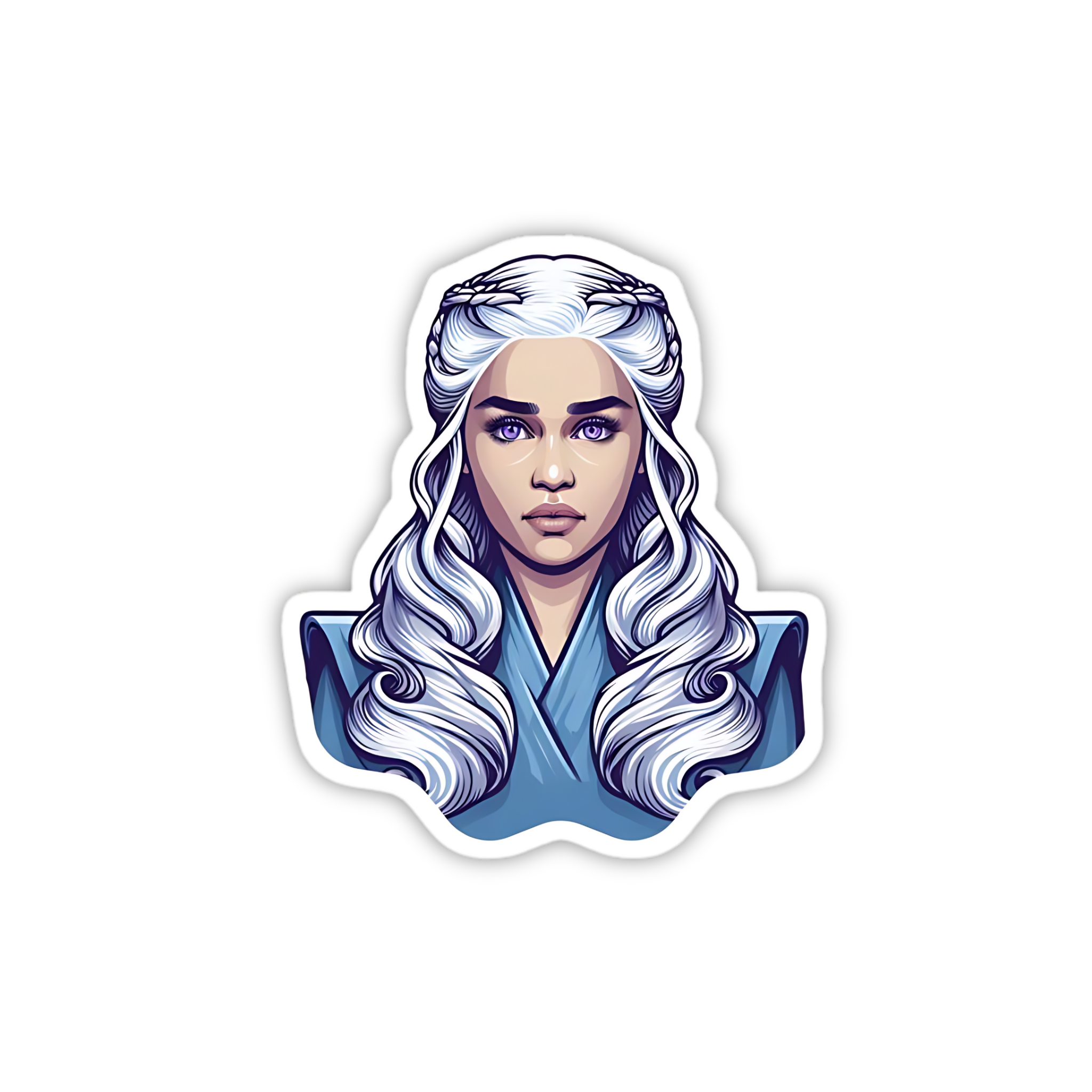 Daenerys Targaryen Portrait Art Sticker