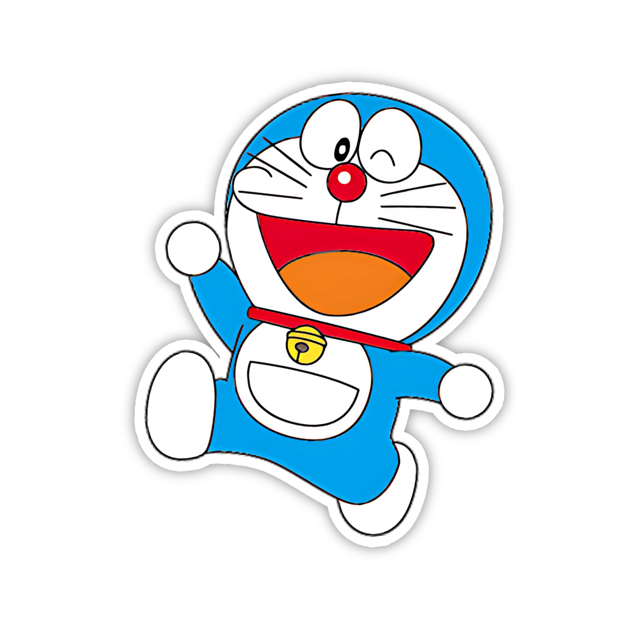 Doraemon Jump Action Sticker