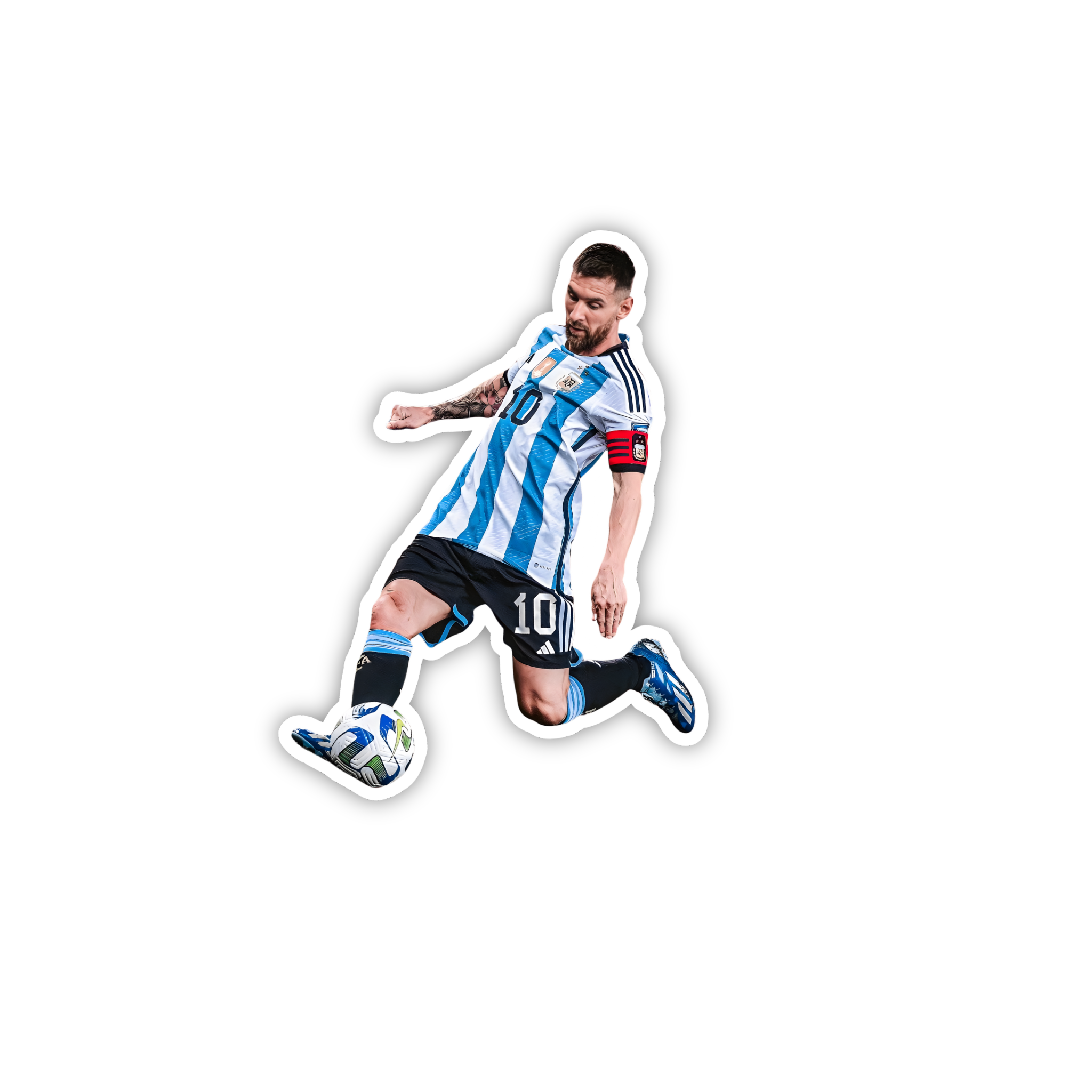 Messi Dribble Action Sticker