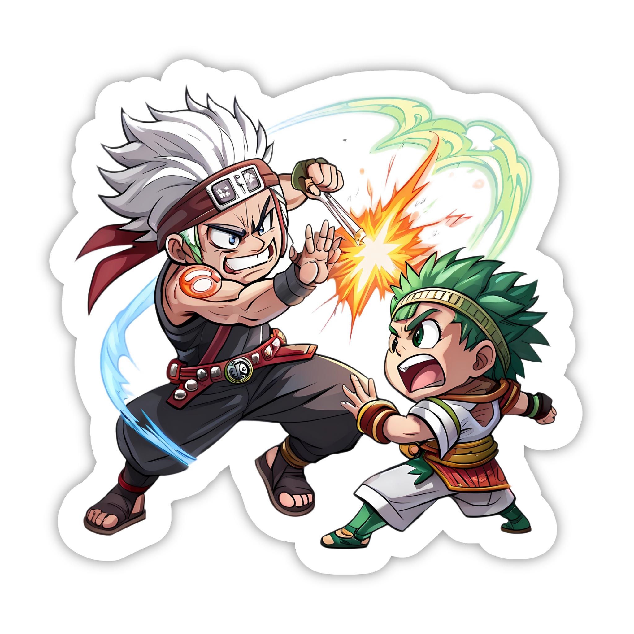 Tanjiro & Rengoku Duo Sticker