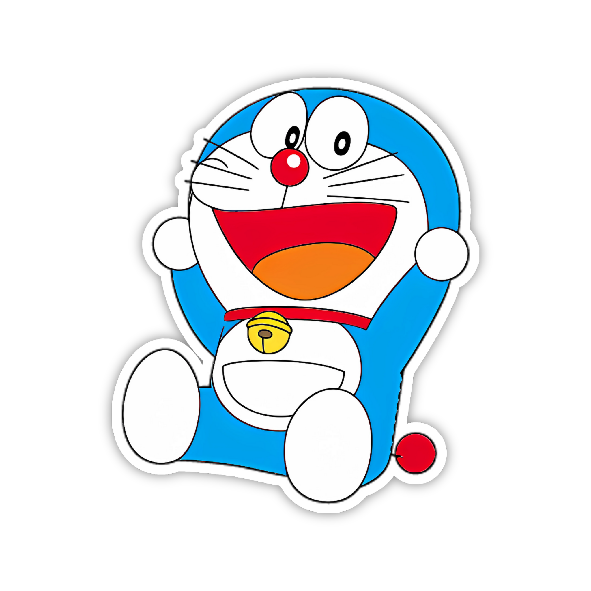 Doraemon Running Fast Sticker