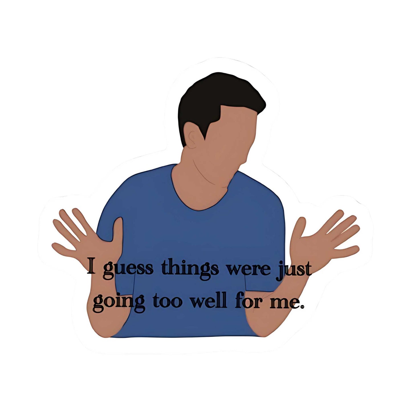 Friends TV Show Vinyl Stickers – Iconic Moments, Quotes & Characters