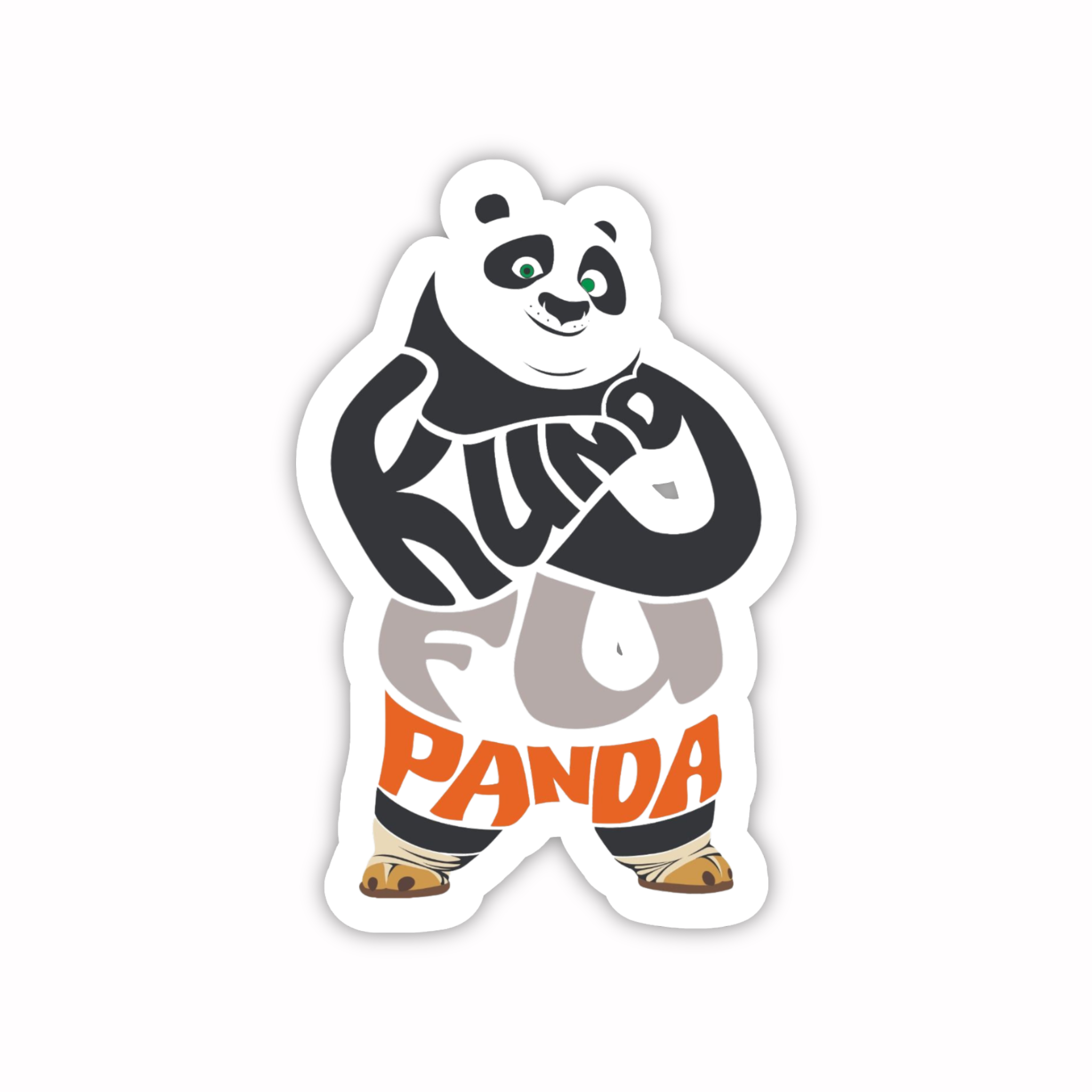 Kung Fu Panda Po Logo Sticker