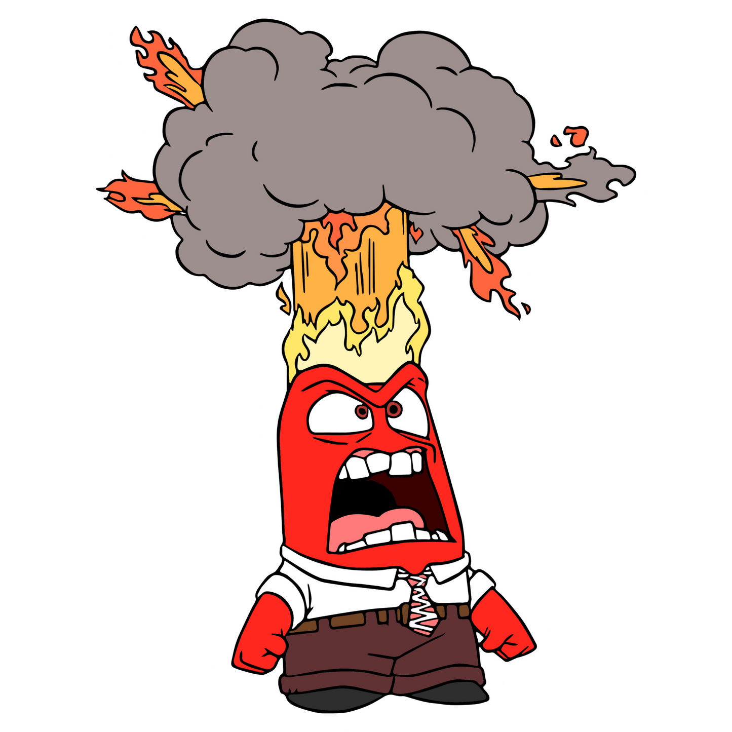 Inside Out Stickers - Anger Explosion Sticker
