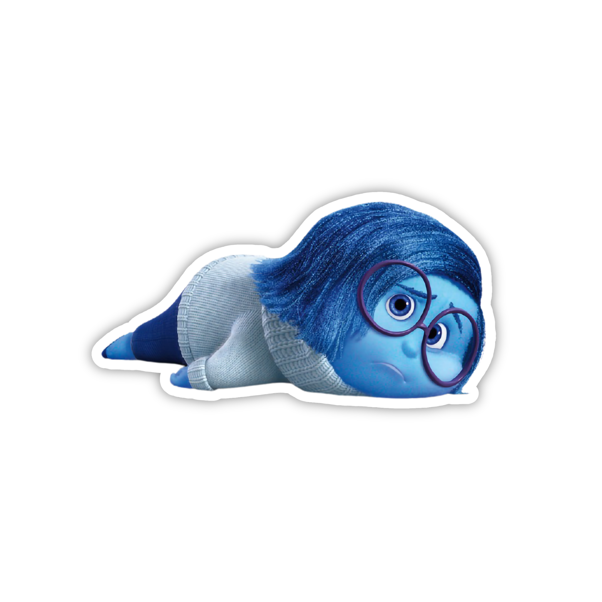Sadness Lying Mood Sticker