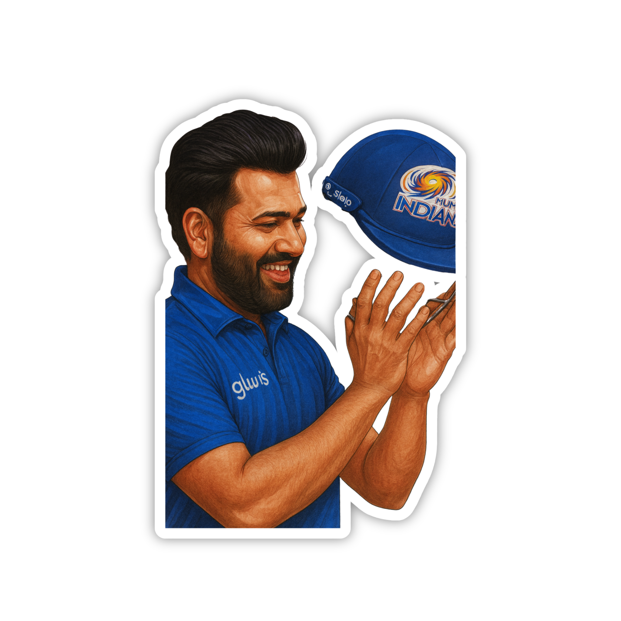 Rohit Applause India Sticker