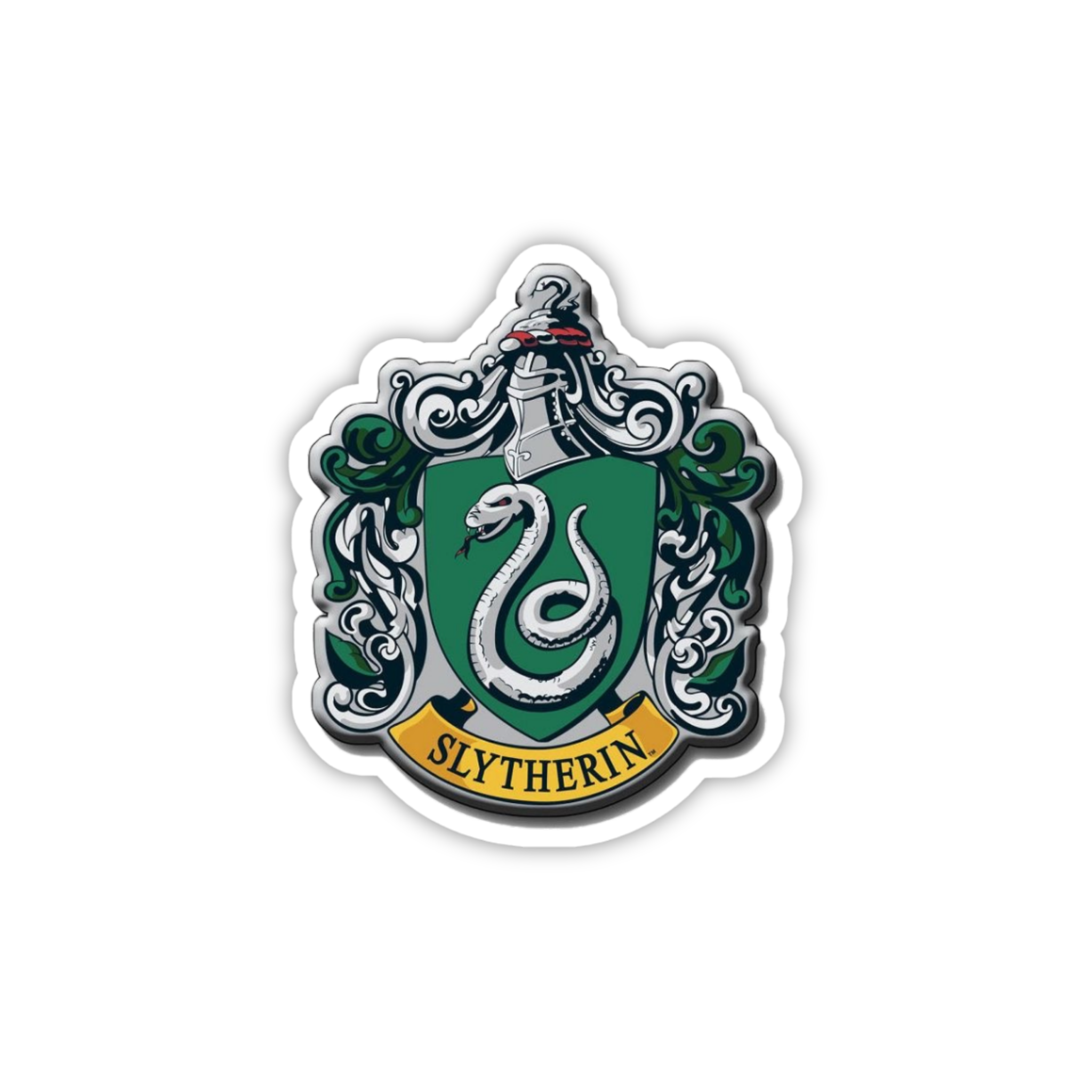 Slytherin House Crest Vintage Sticker