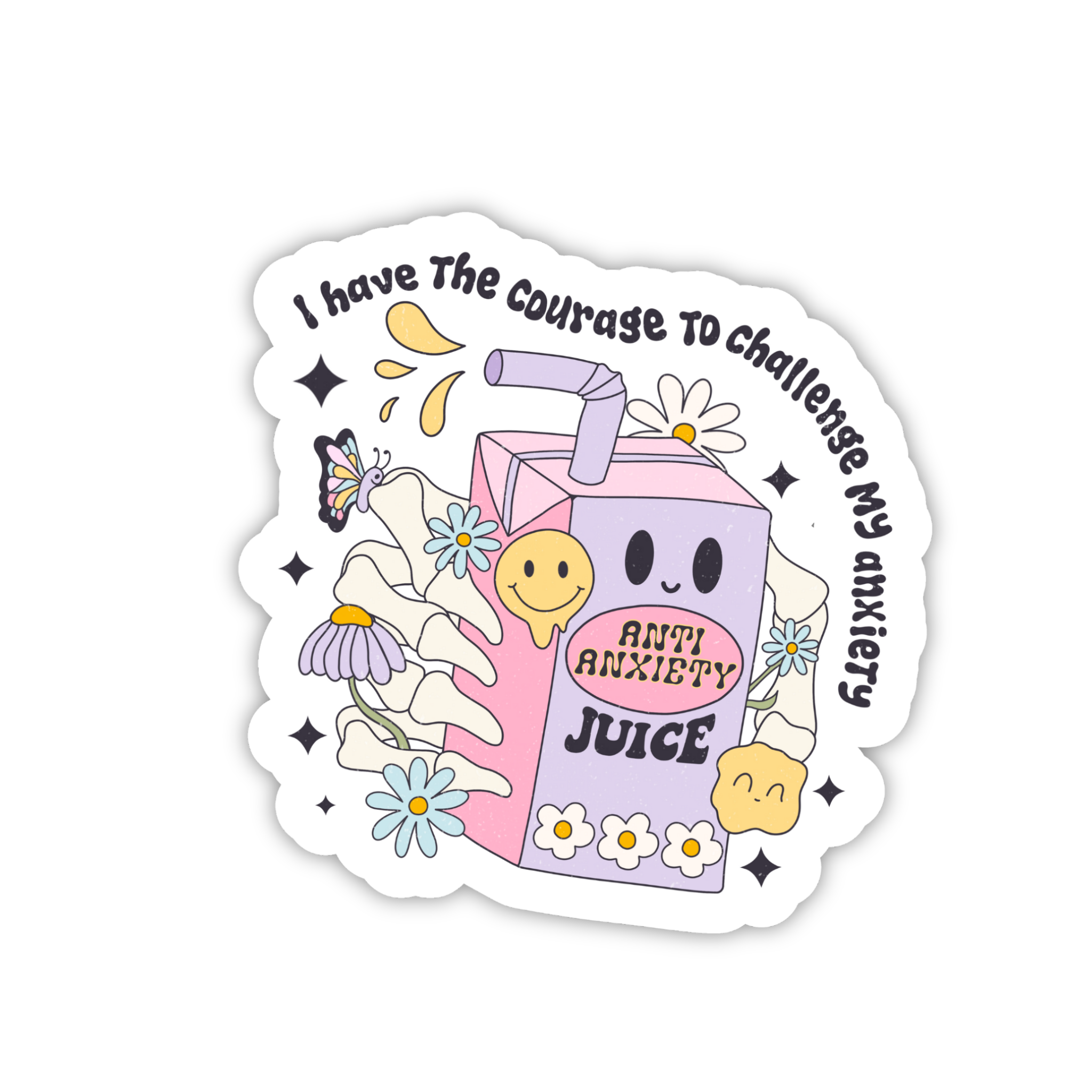 I Have The Courage To Ask For Help Mental Health Sticker