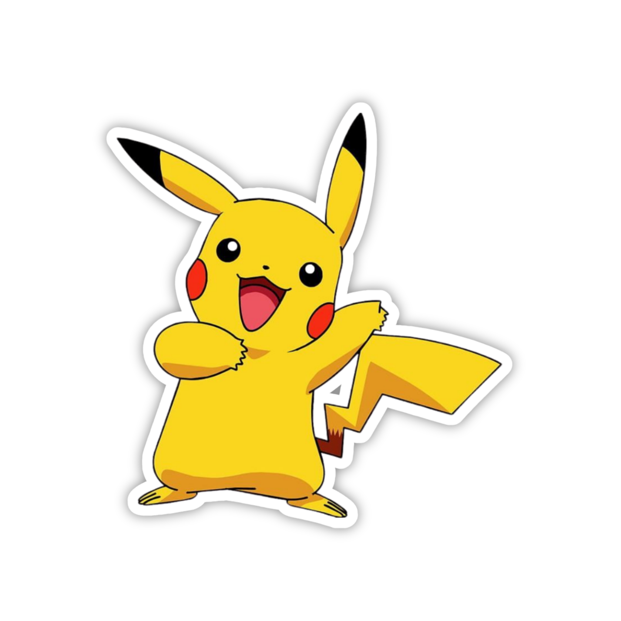 Pikachu Wave Hello Sticker