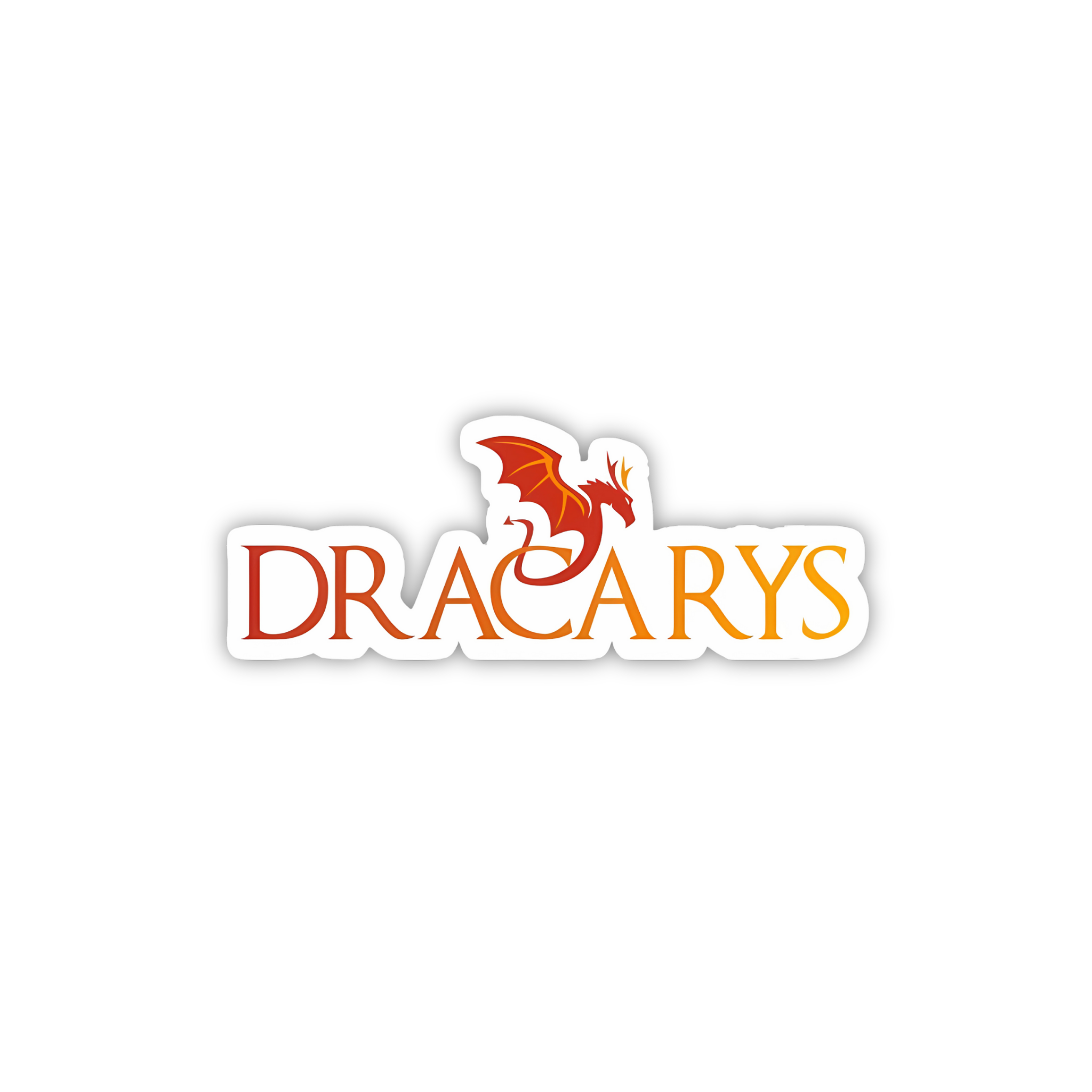 Dracarys Fire Quote Sticker