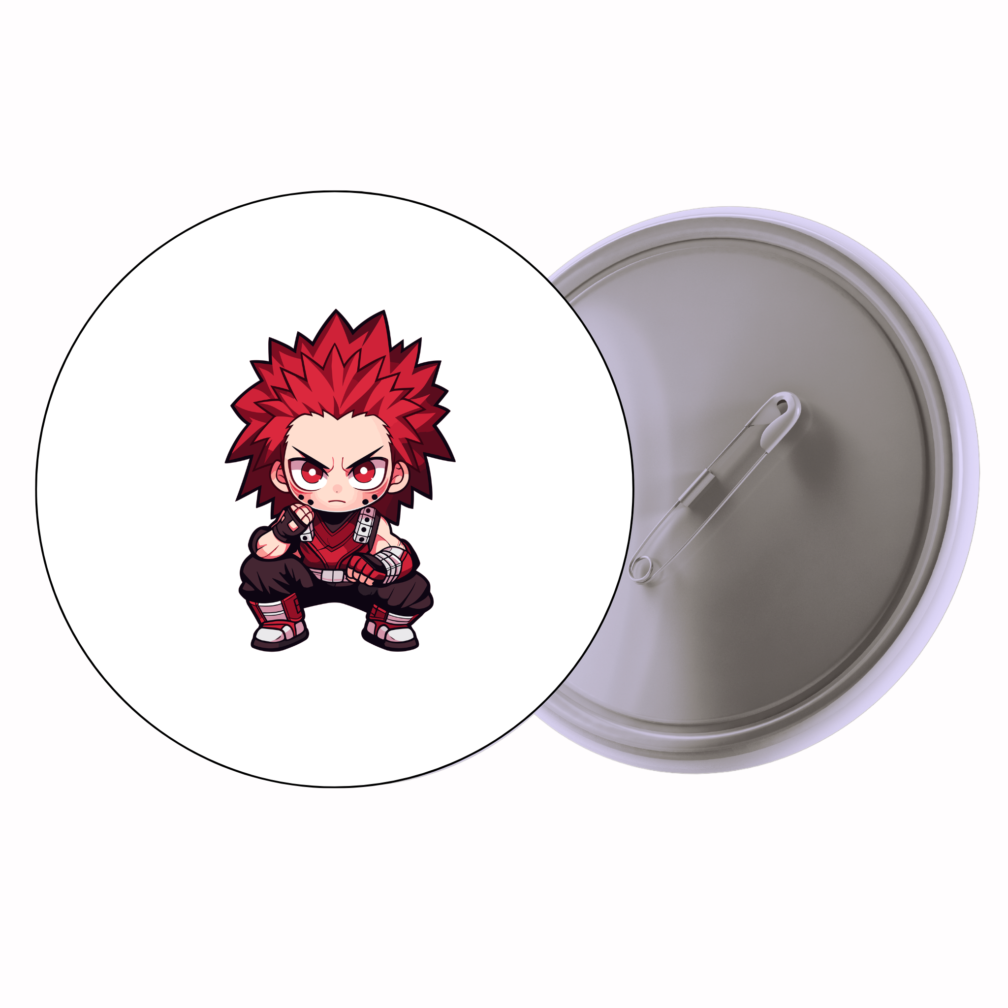 My Hero Academia Eijiro Kirishima (Chibi) Anime Pin Badge