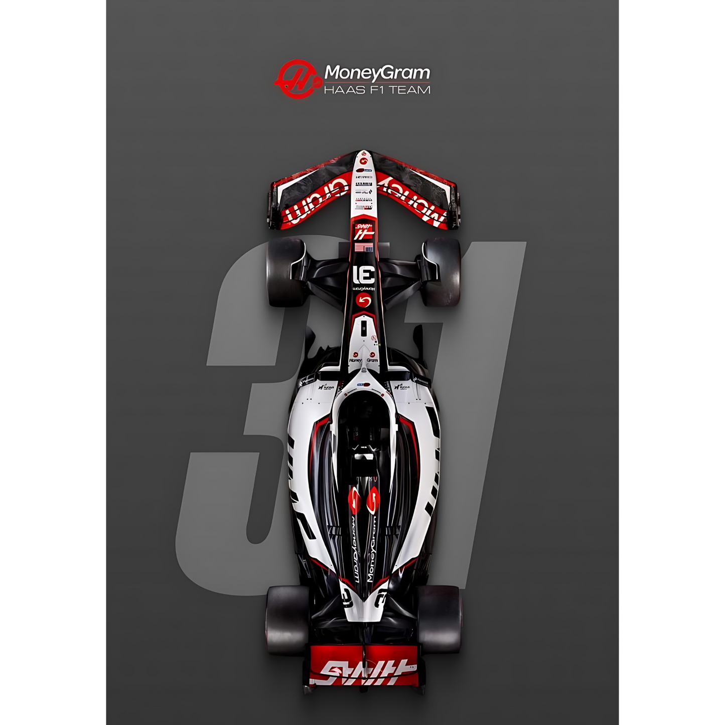 Formula 1 Car & Bike Racing Sticker – Speed Sports Vinyl Decal – Ferrari Formula 1 Power Poster (Red & Black Edition)