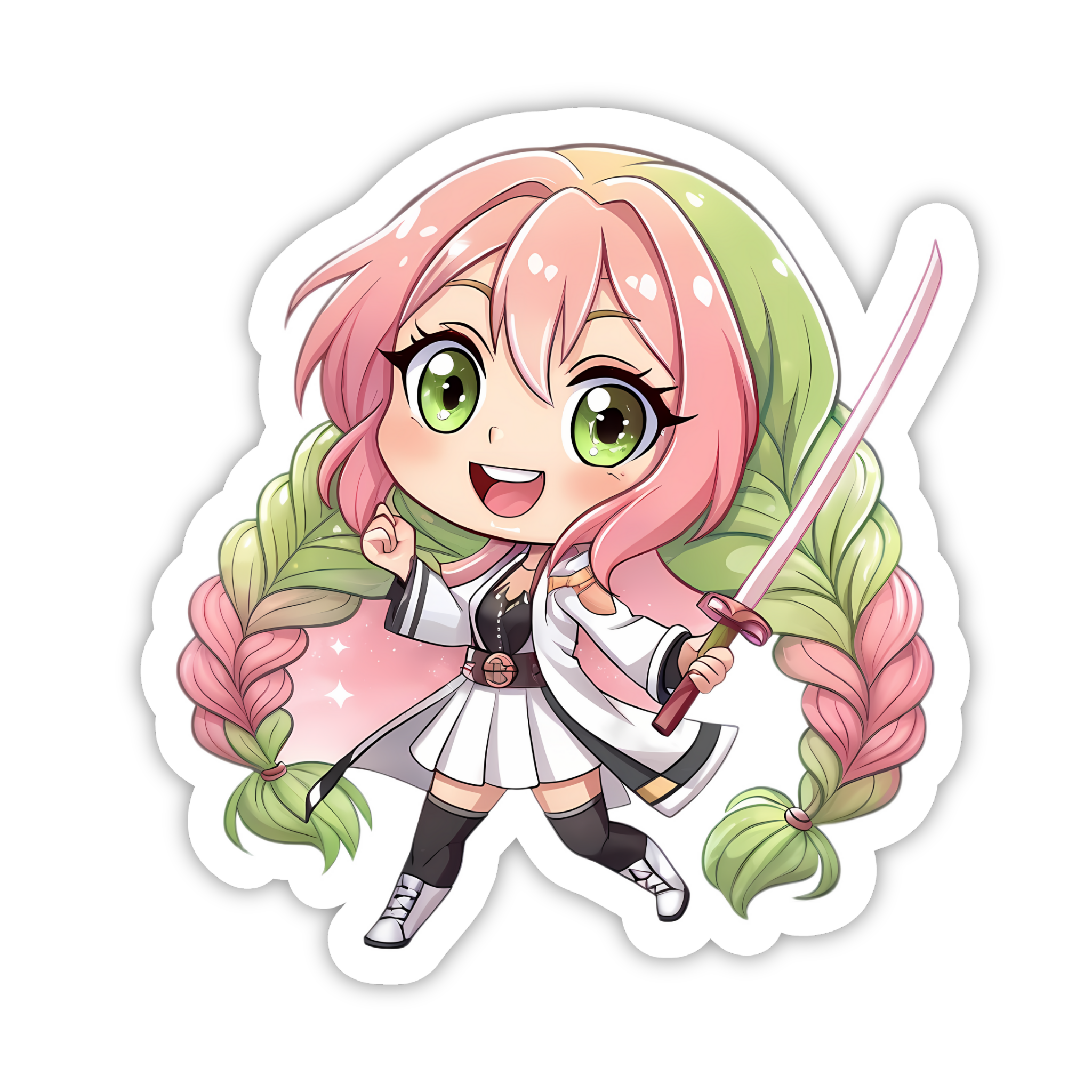 Mitsuri Kanroji Chibi Sticker