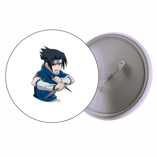 Anime - Sasuke Uchiha – Sword Pose Badge