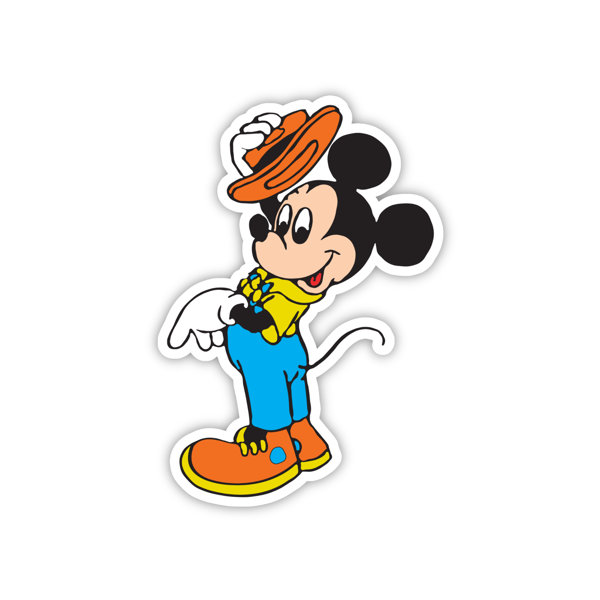 Goofy Hat Pose Sticker