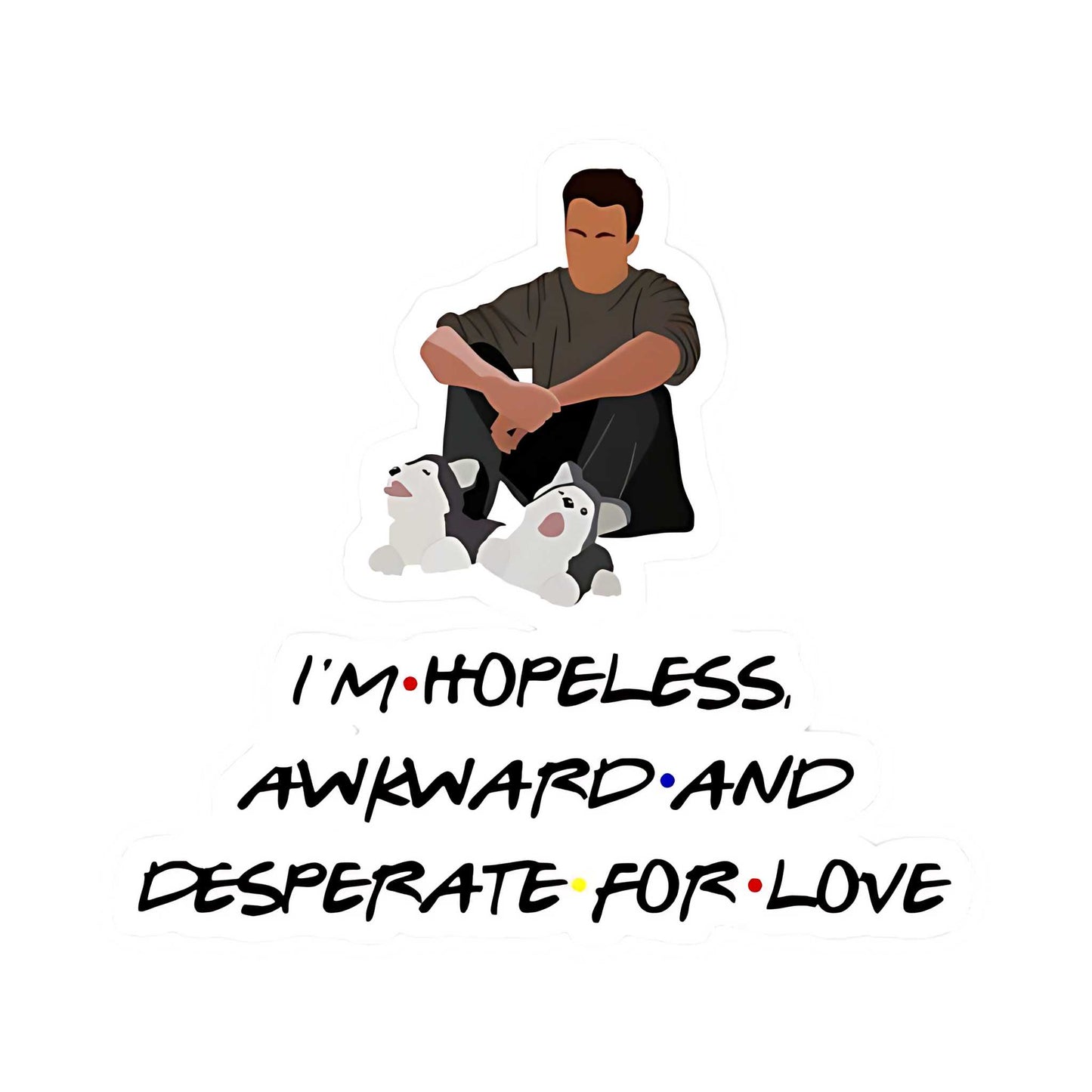 Friends TV Show Vinyl Stickers – Iconic Moments, Quotes & Characters
