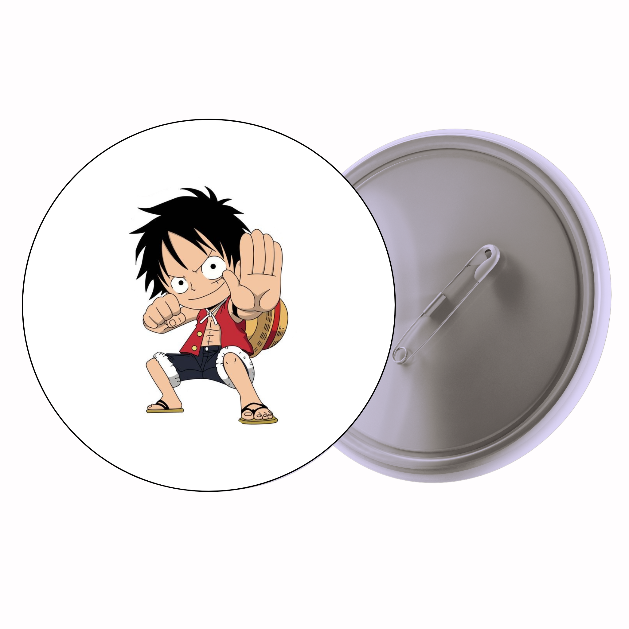 One Piece Monkey D. Luffy (Chibi) Anime Pin Badge