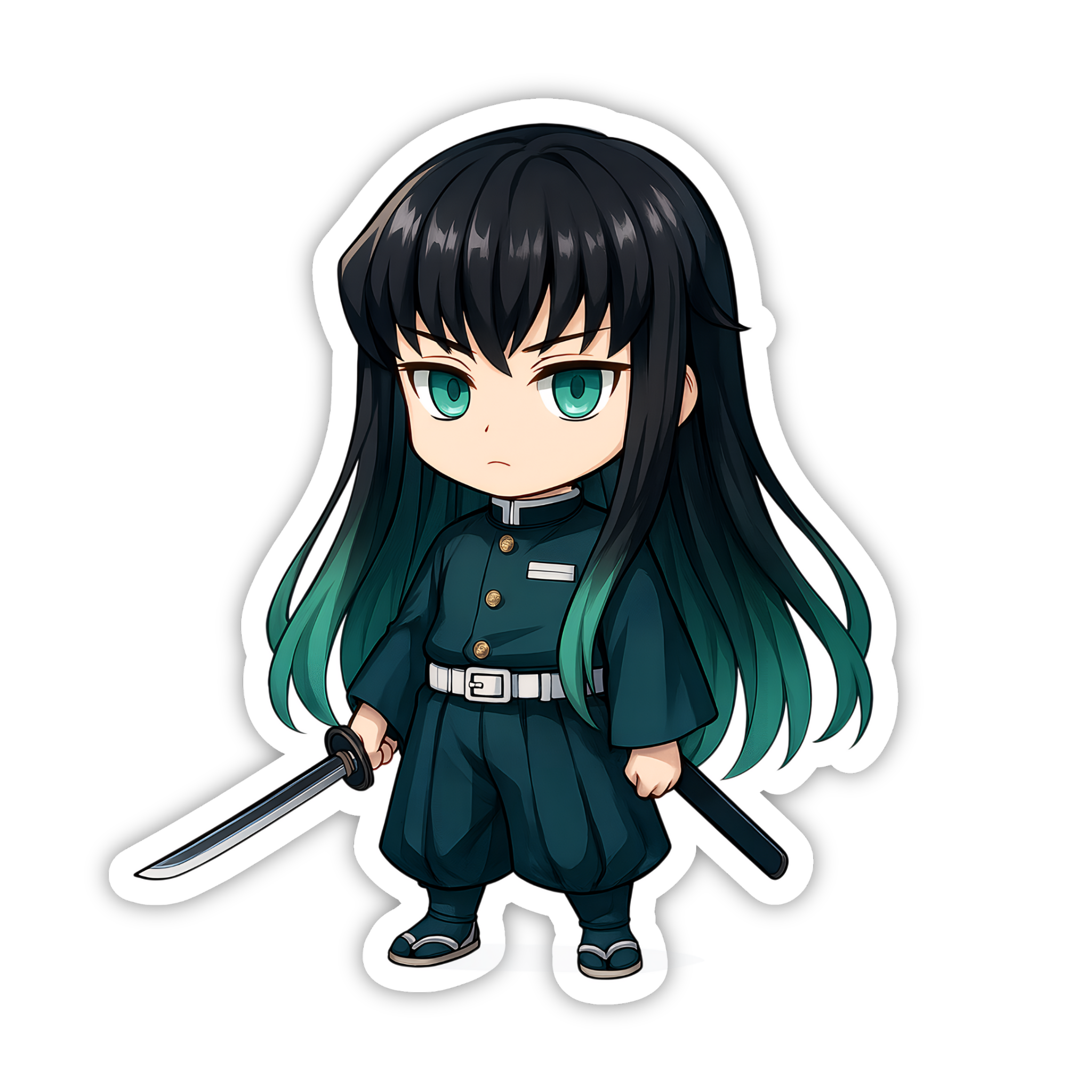 Muichiro Tokito Chibi Sticker (Pose 1)