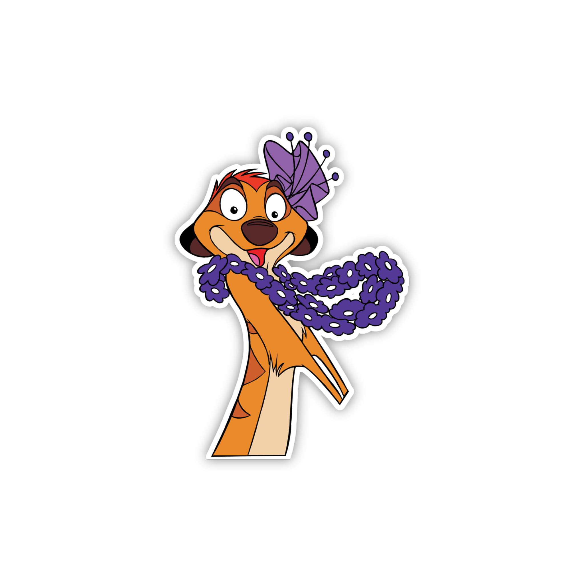Zazu Flying Colorful Bird Sticker
