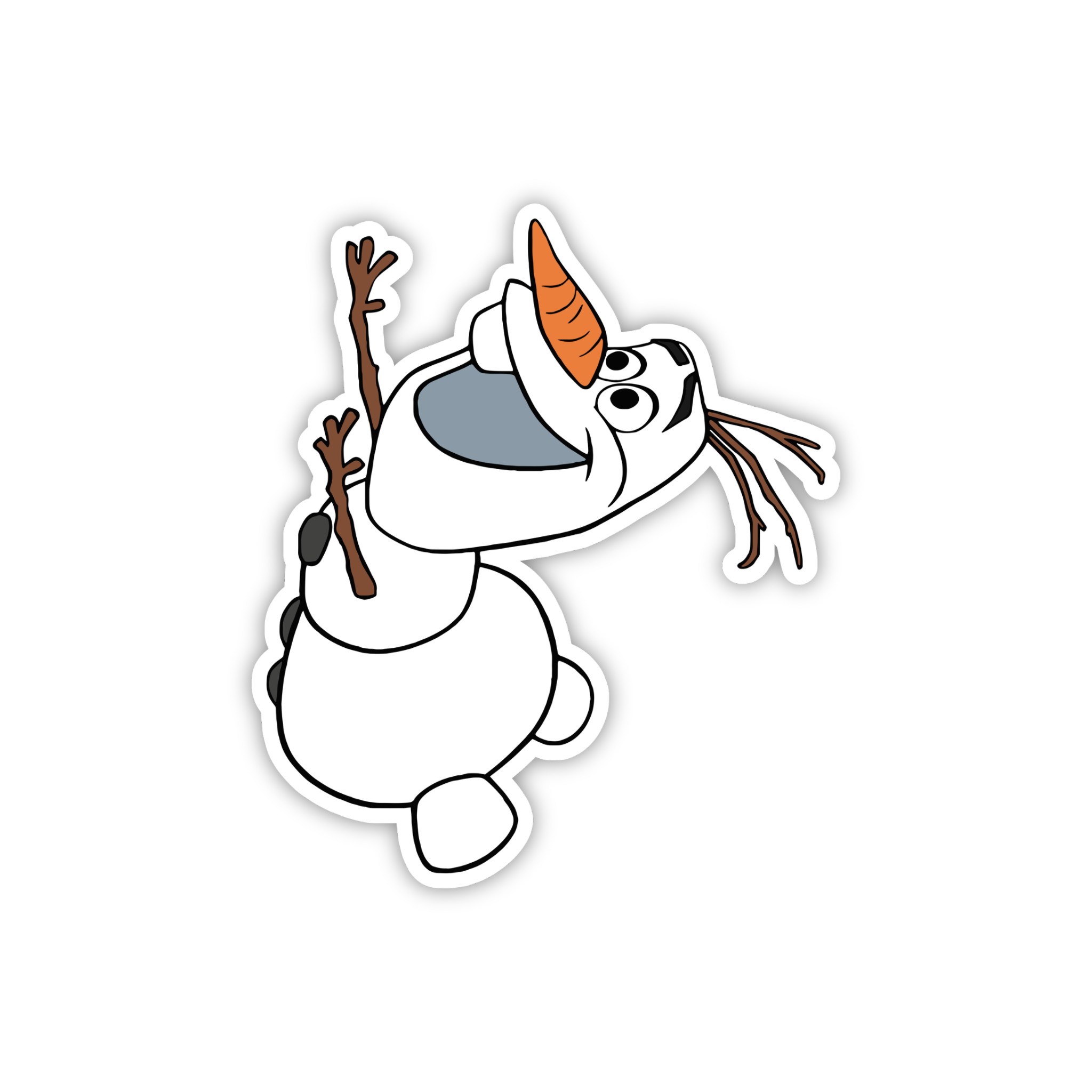 Olaf Dancing Snowman Sticker