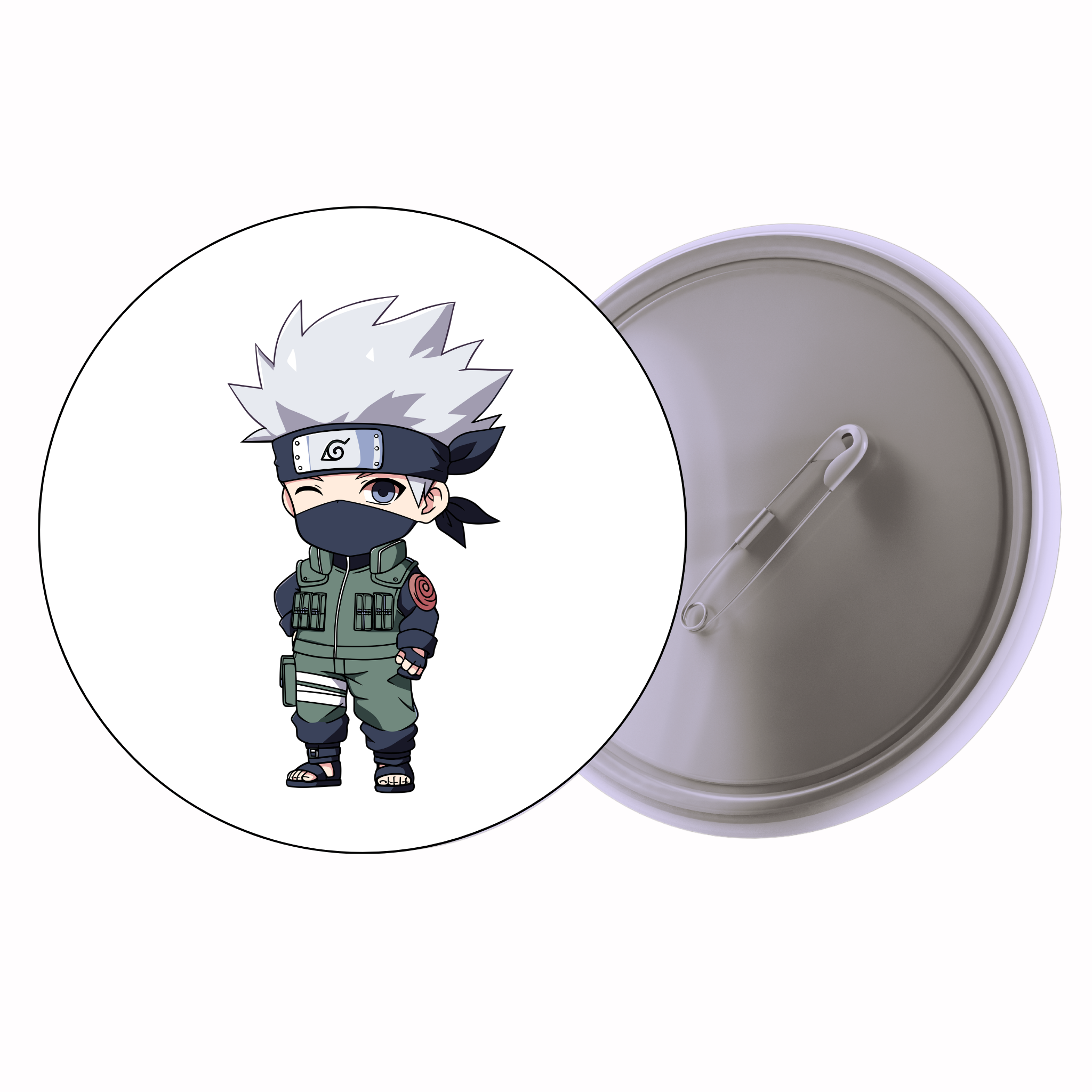 Naruto Kakashi Hatake (Chibi) Anime Pin Badge