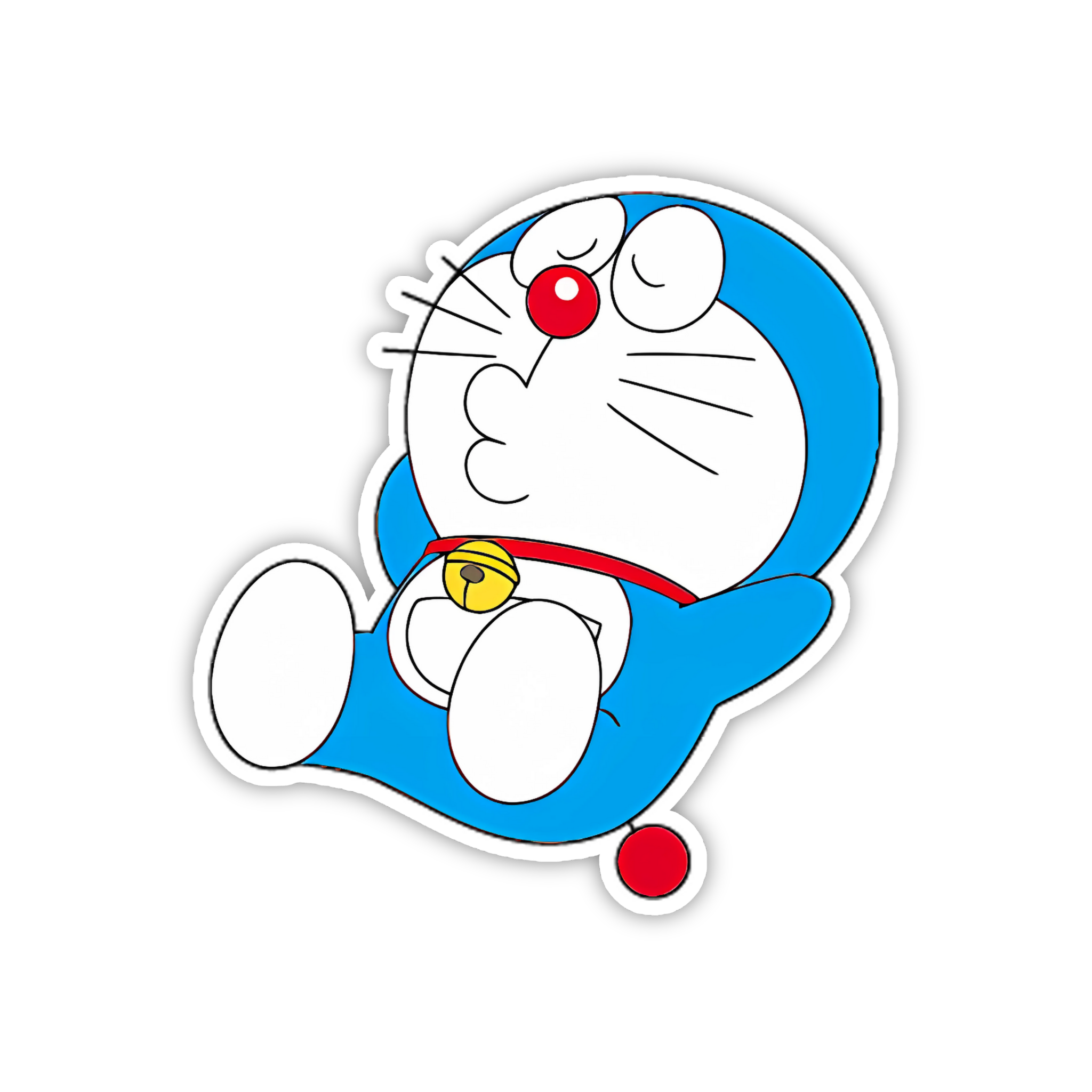 Doraemon Sleep Sit Sticker