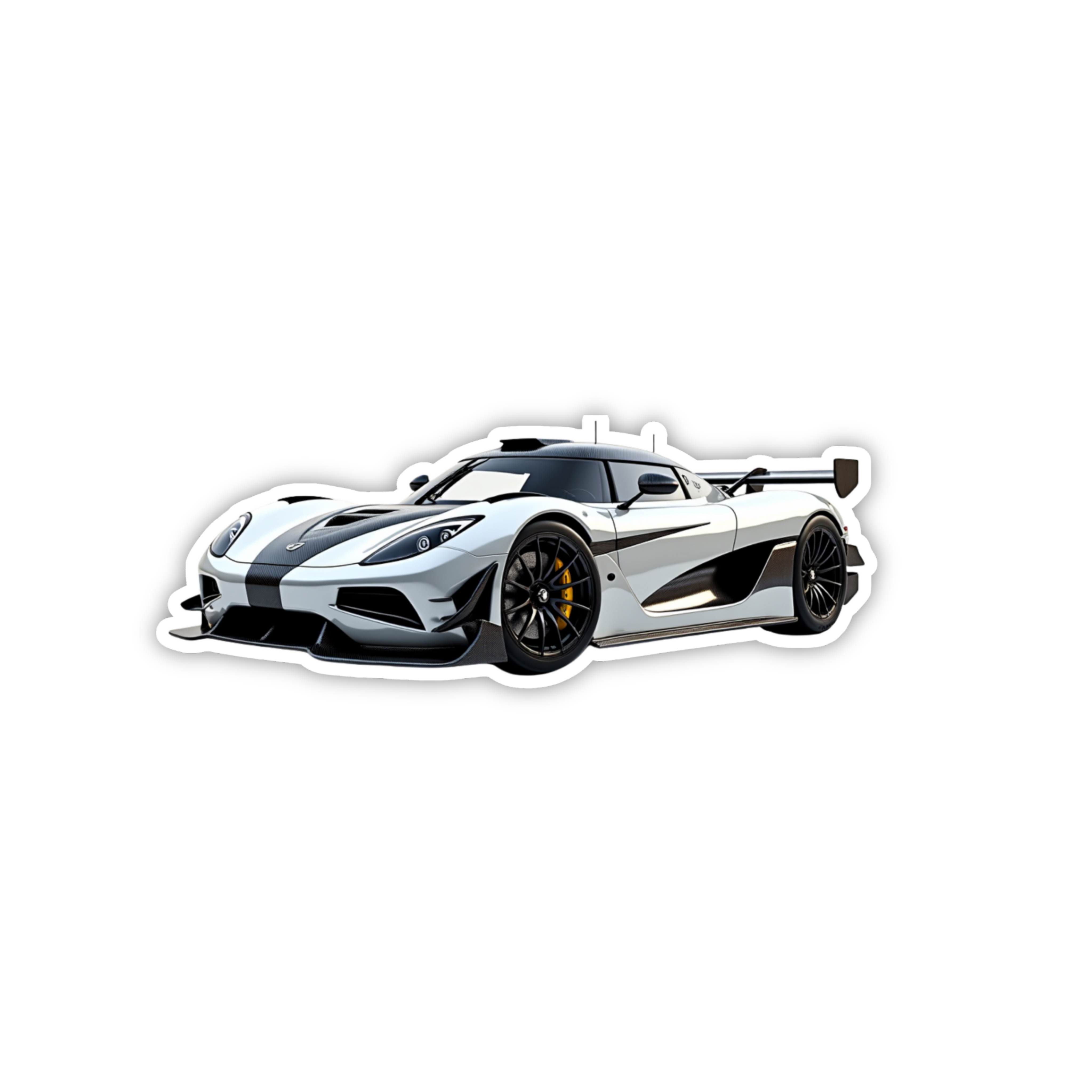 Hot Wheels Supercar Design #22 Premium Car Sticker