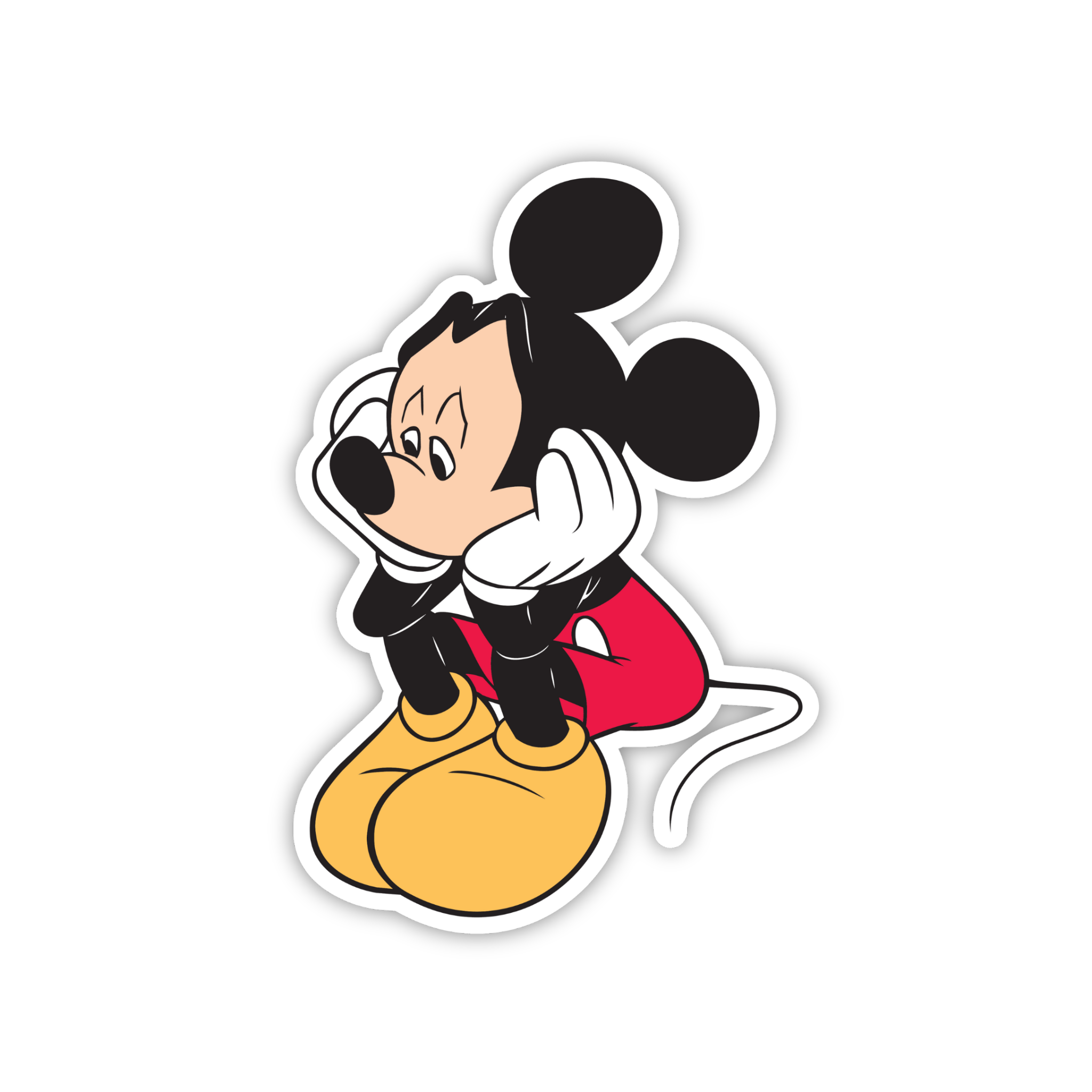 Mickey Side Lean Sticker