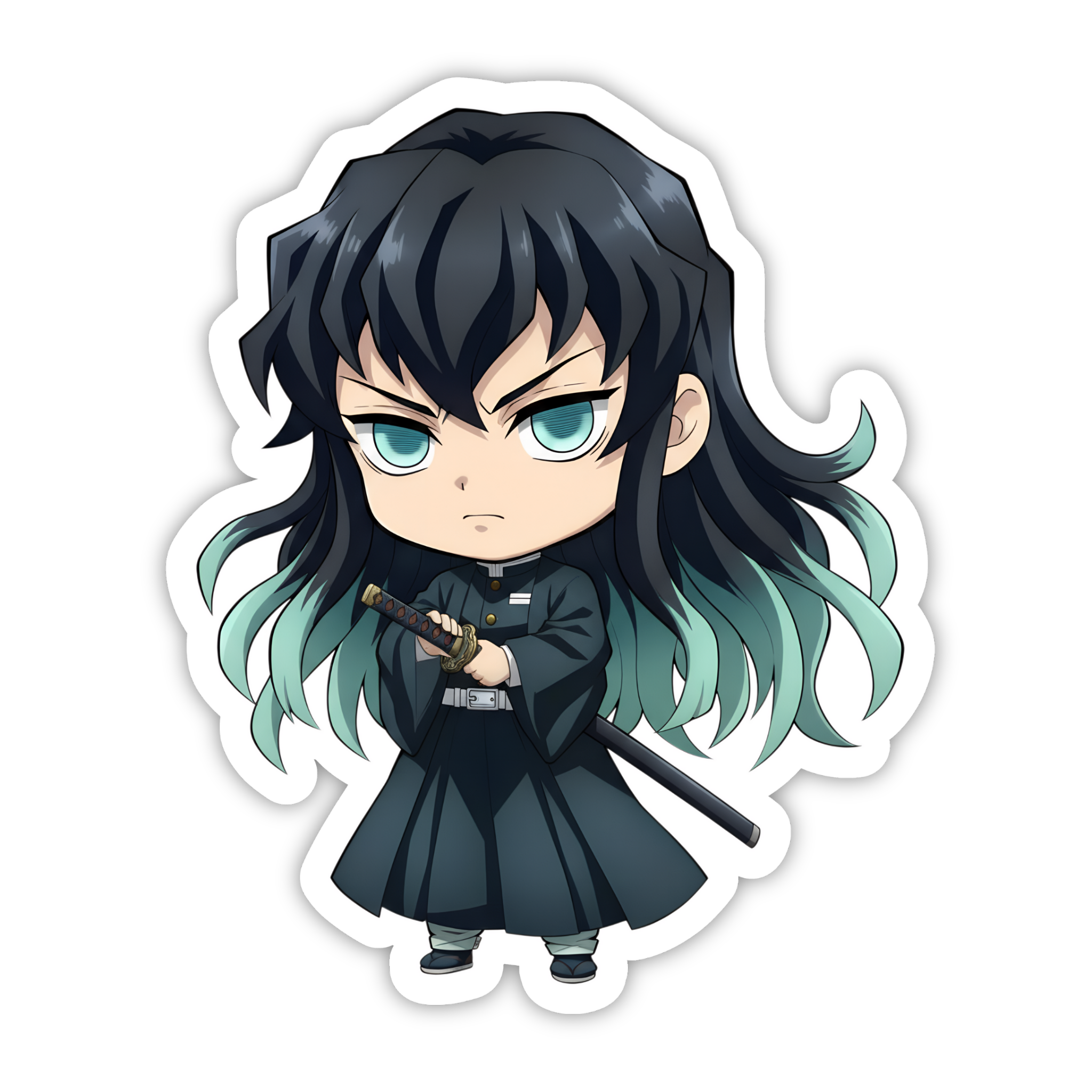 Muichiro Tokito Chibi Sticker (Pose 2)