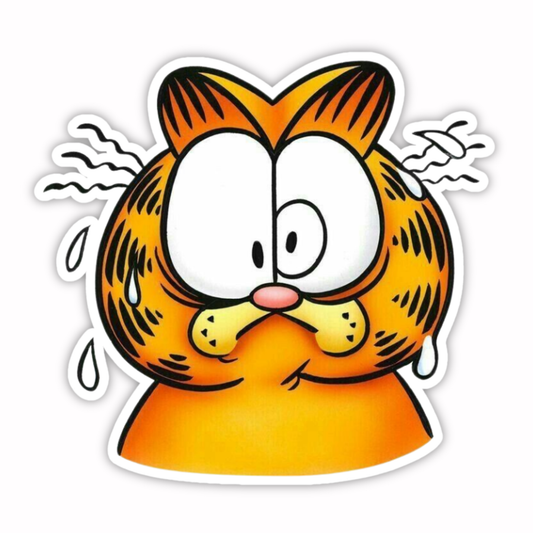 Garfield Stickers - Big Eyes Garfield