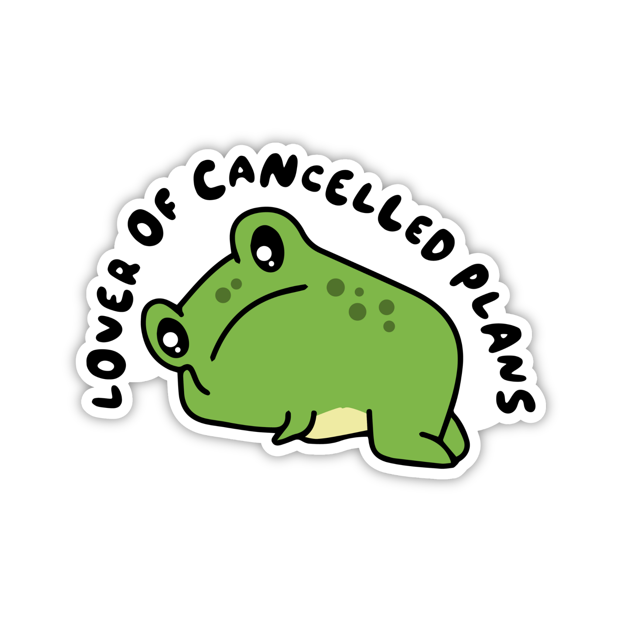 I Love Cancelled Plans Introvert Sticker