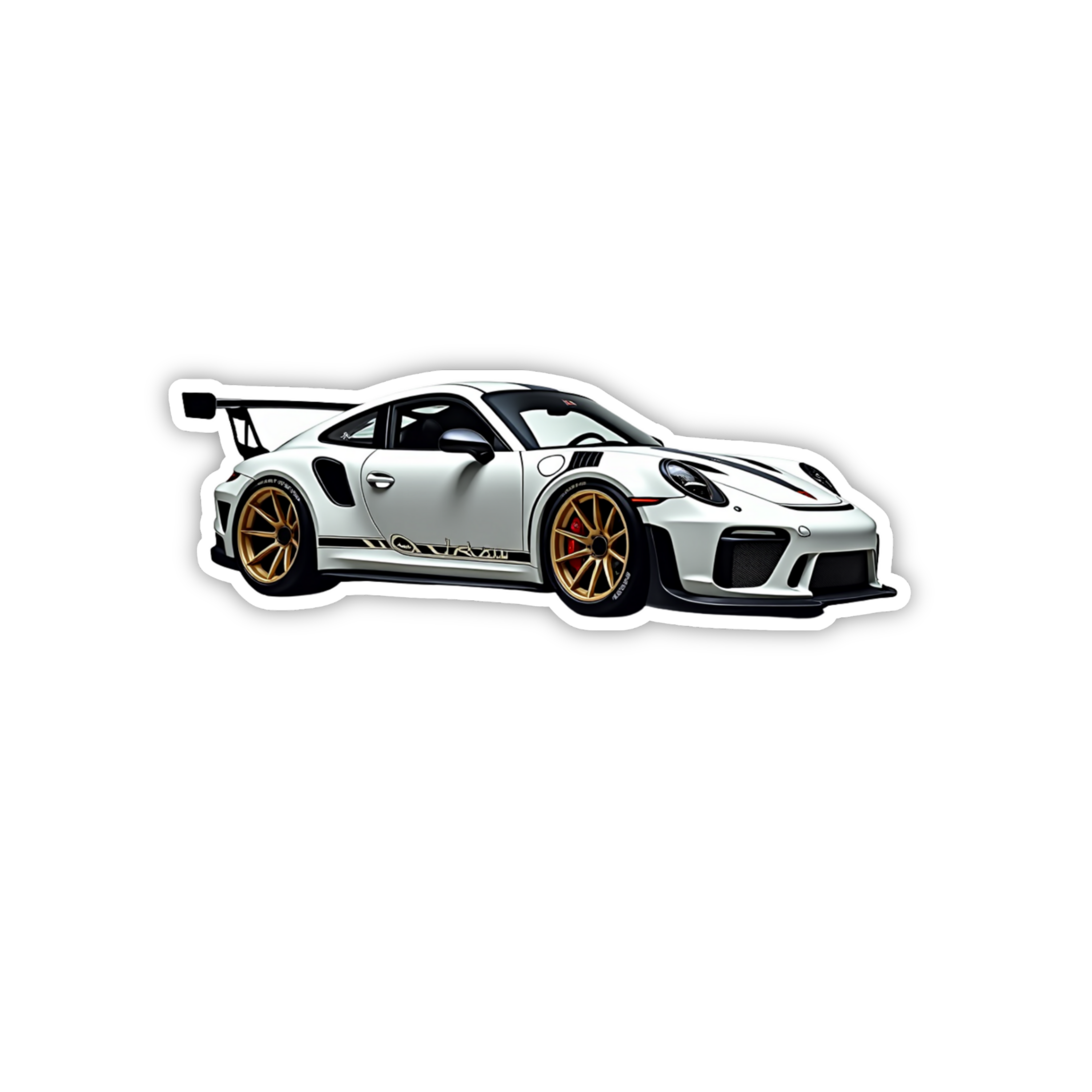 Hot Wheels Supercar Design #23 Premium Car Sticker