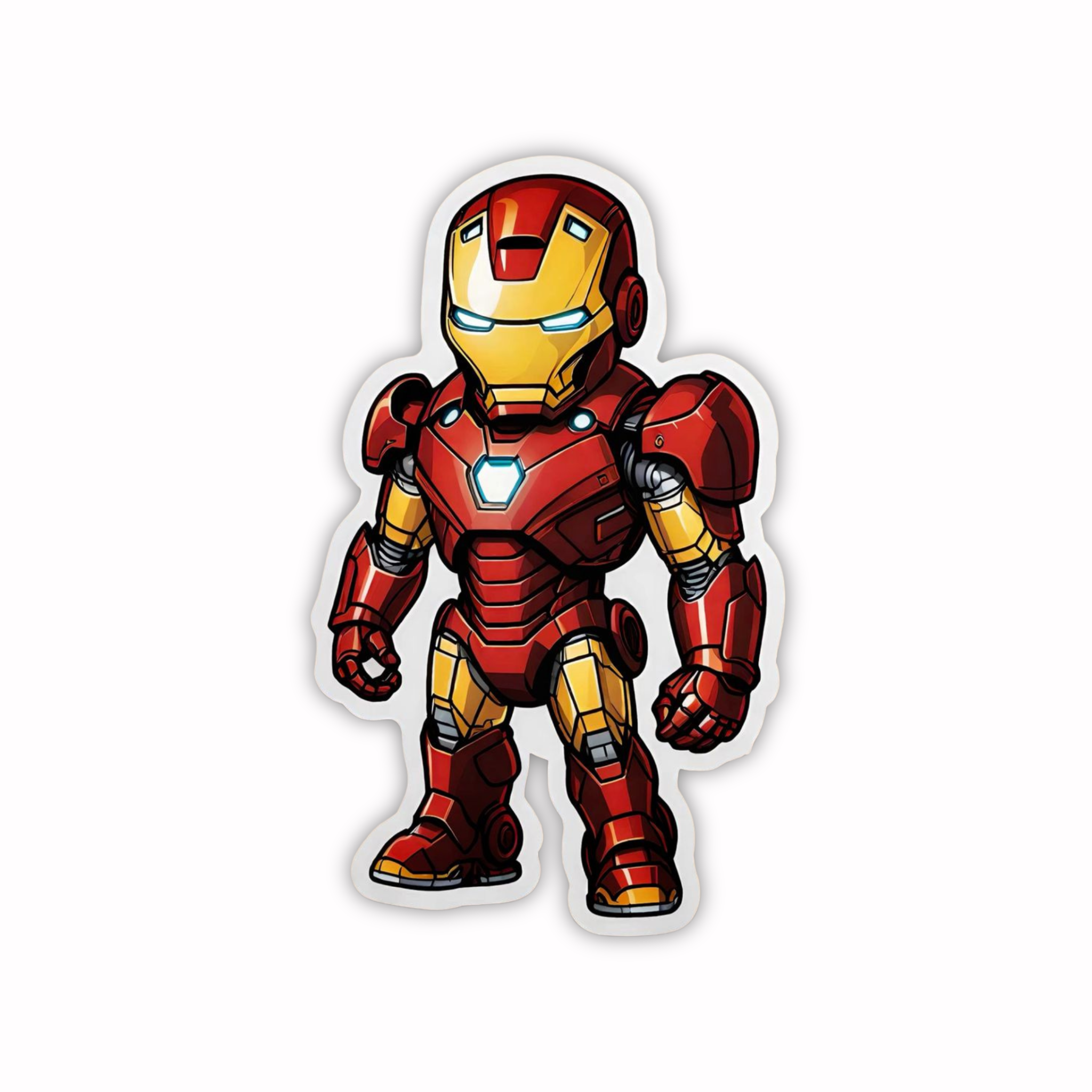 Iron Man Standing Armor Sticker