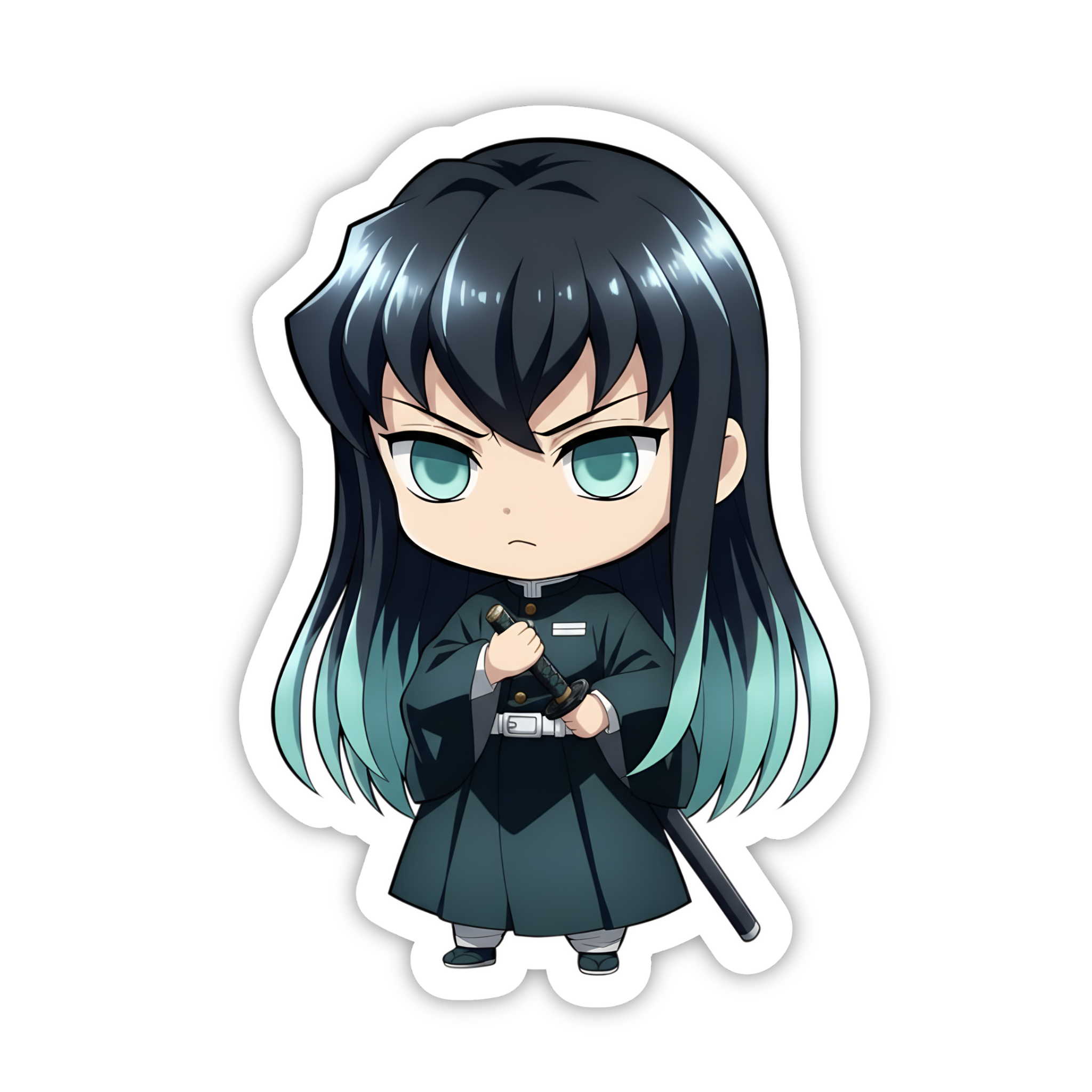 Muichiro Tokito Chibi Sticker (Pose 3)