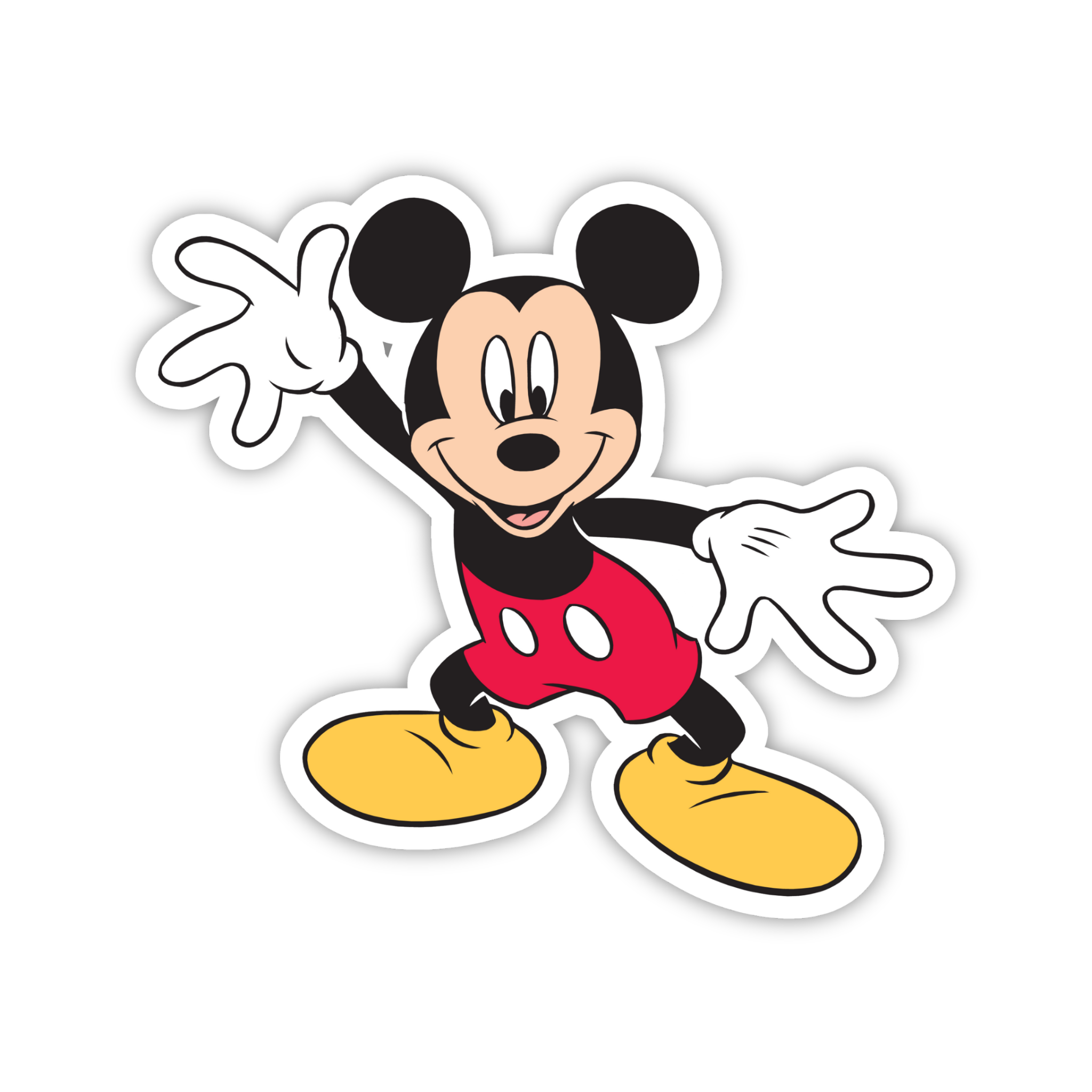 Mickey Open Arms Sticker