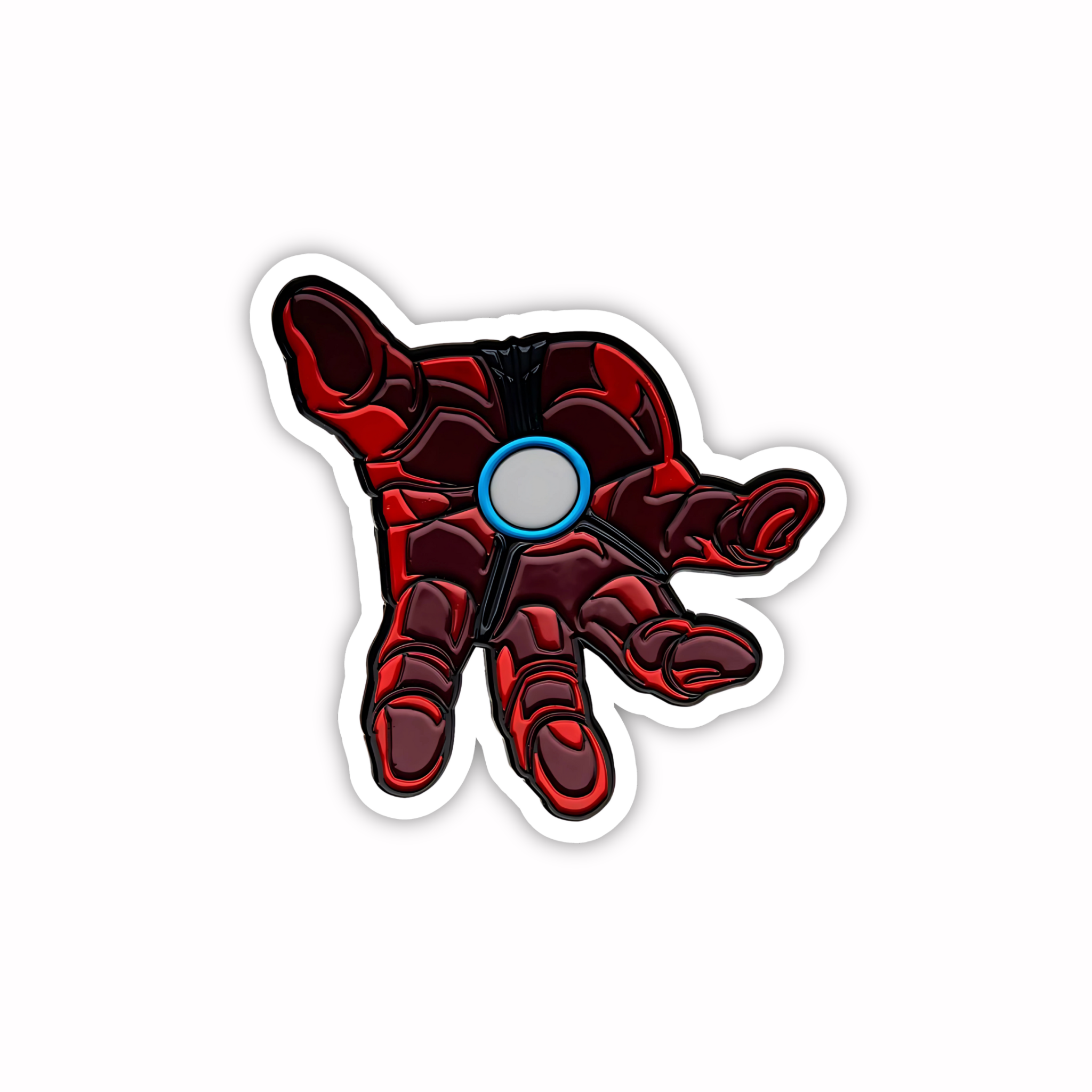 Iron Man Mask Glow Sticker